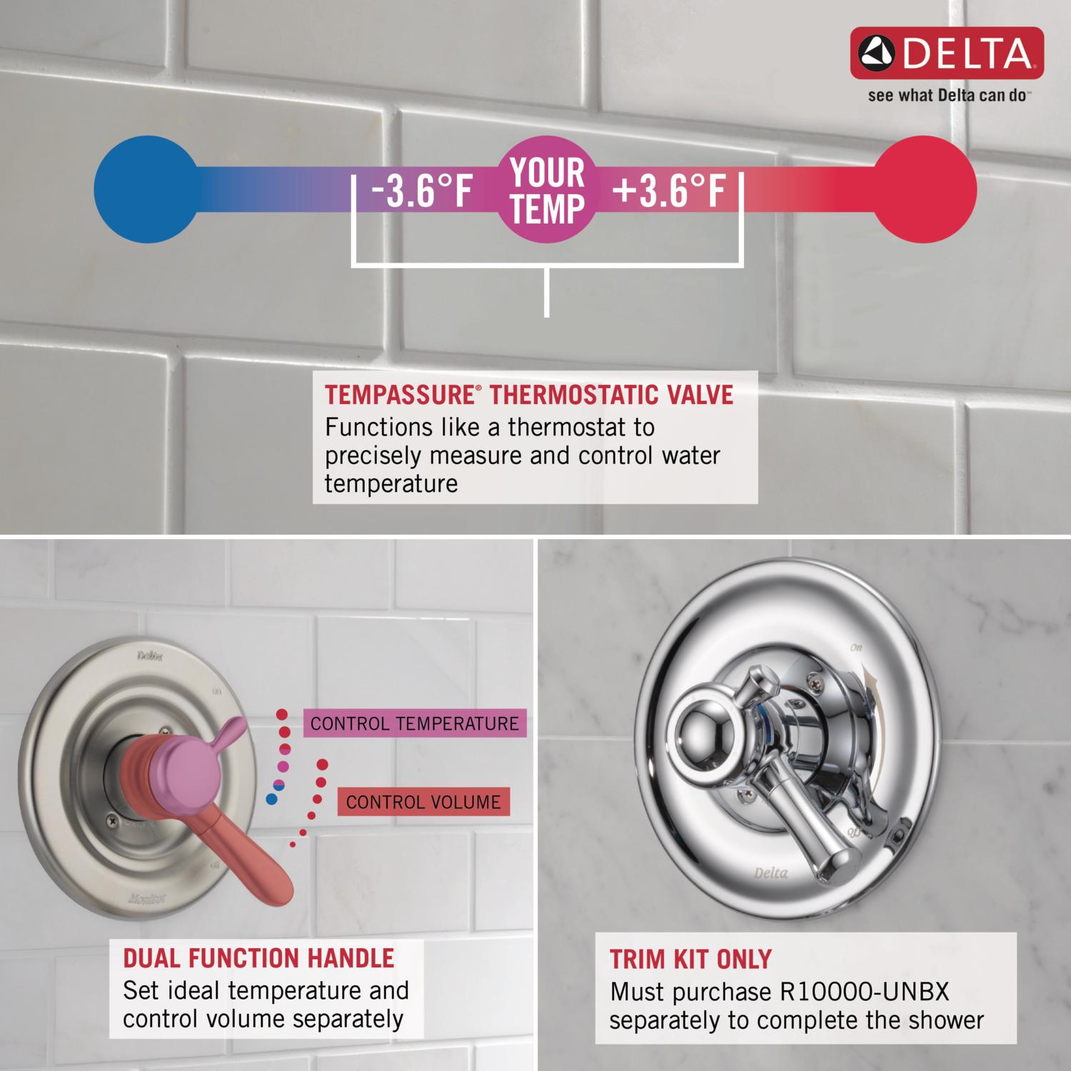 Delta T17T499-BL Tub-Shower-Faucets - View #2