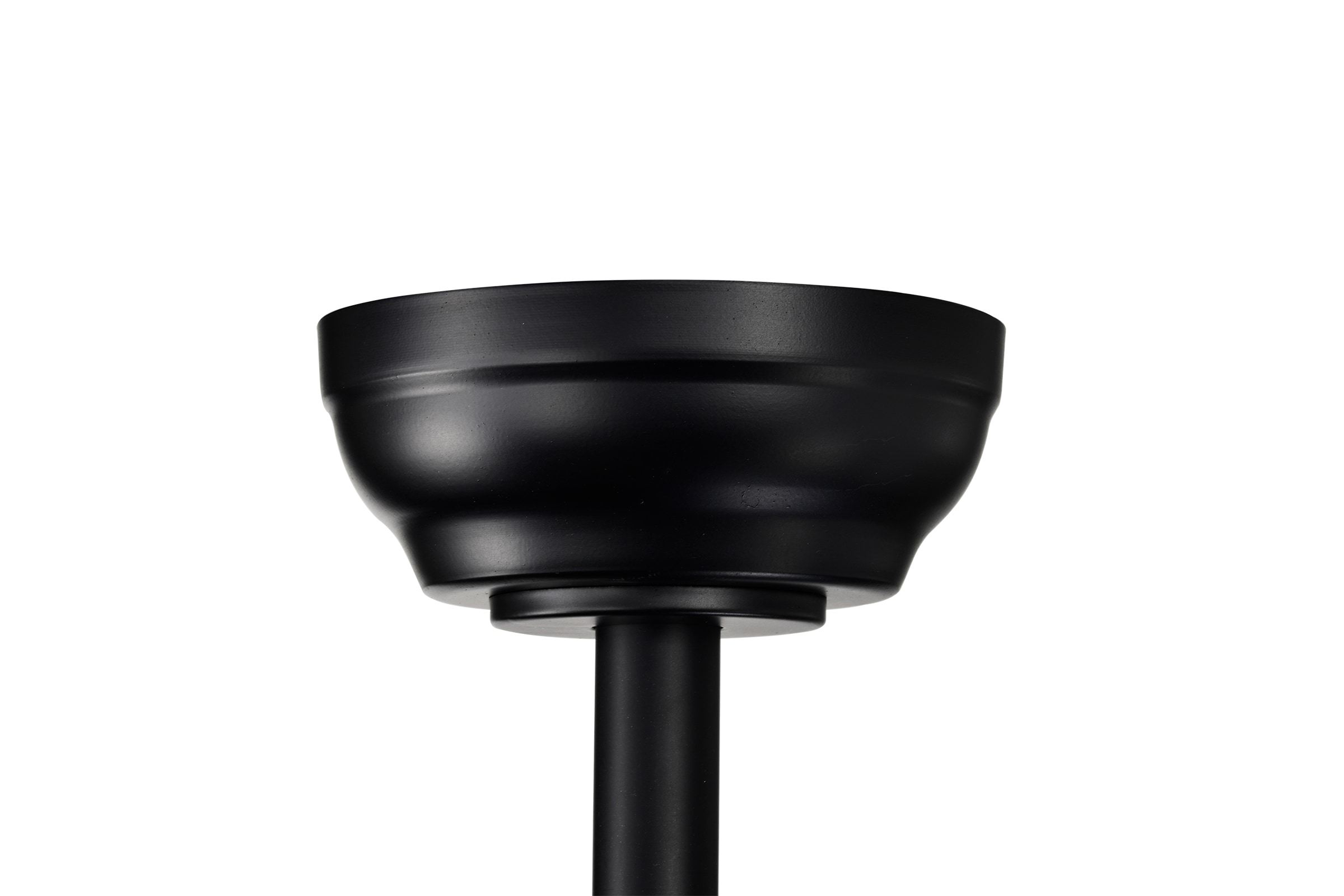 Matte Black 52" Ceiling Fan with Reversible Blades and LED Light