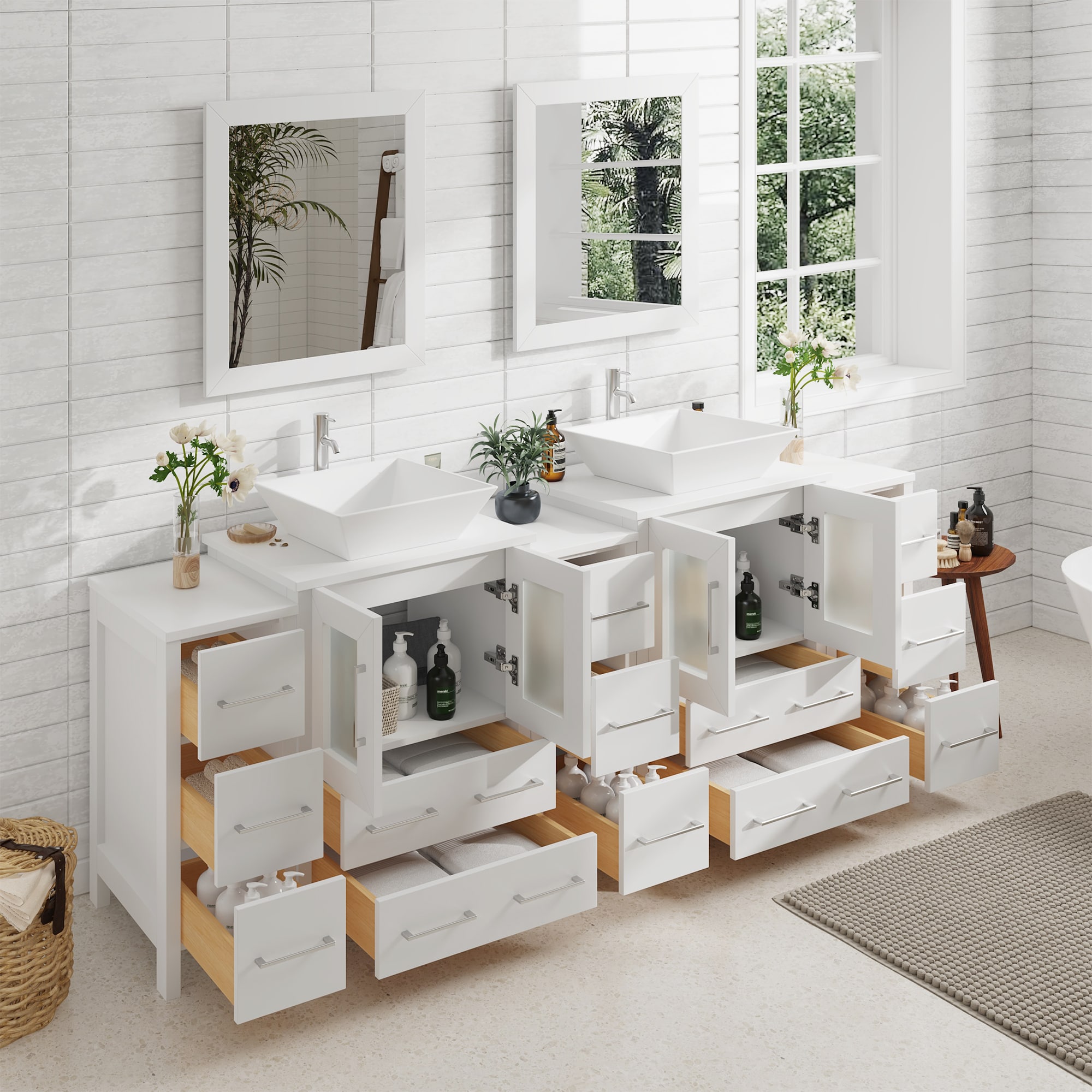 Vanity Art VA3124-84W Bath-Vanity-Combo - View #3
