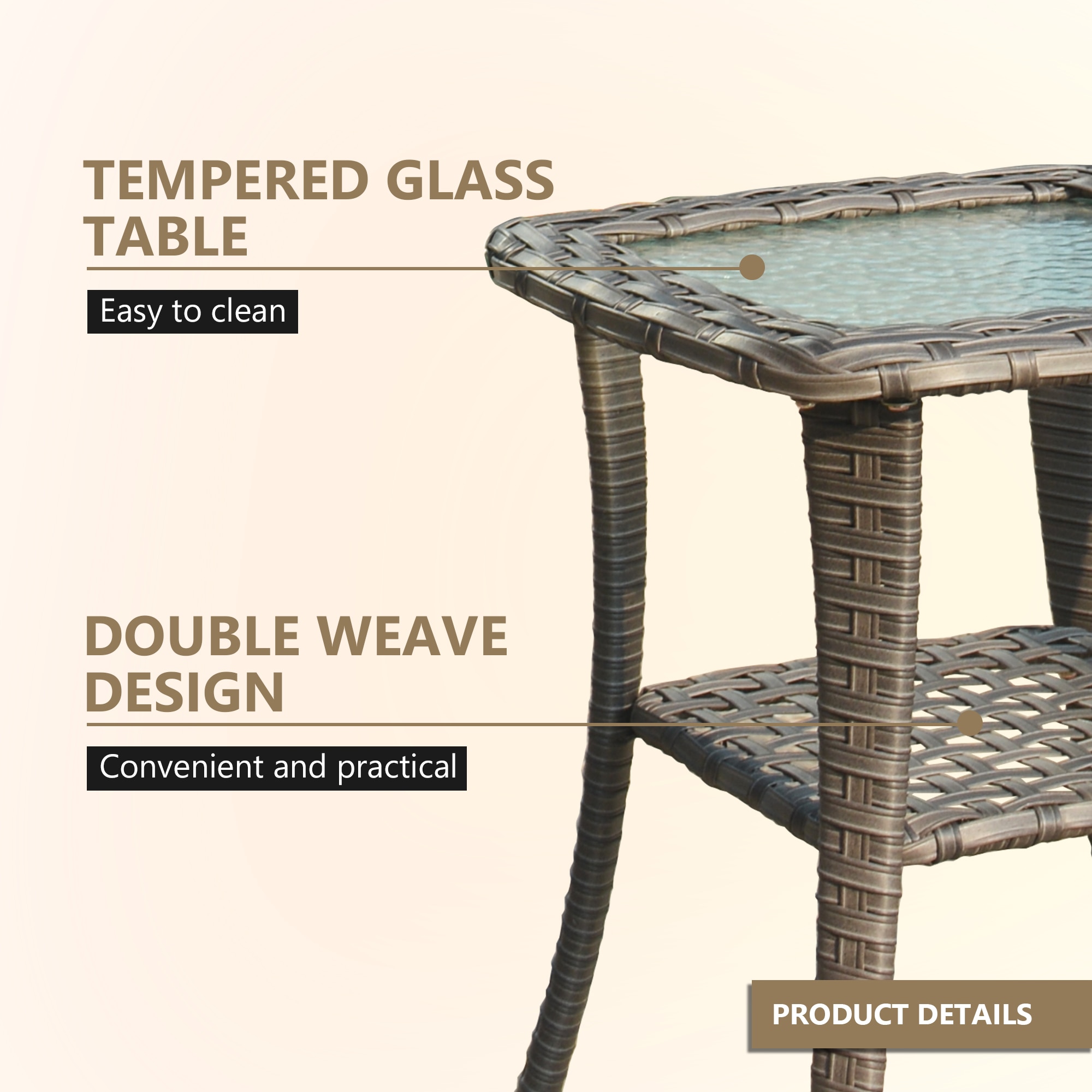 Ovios YZGRS60010 Patio-Conversation-Sets - View #7