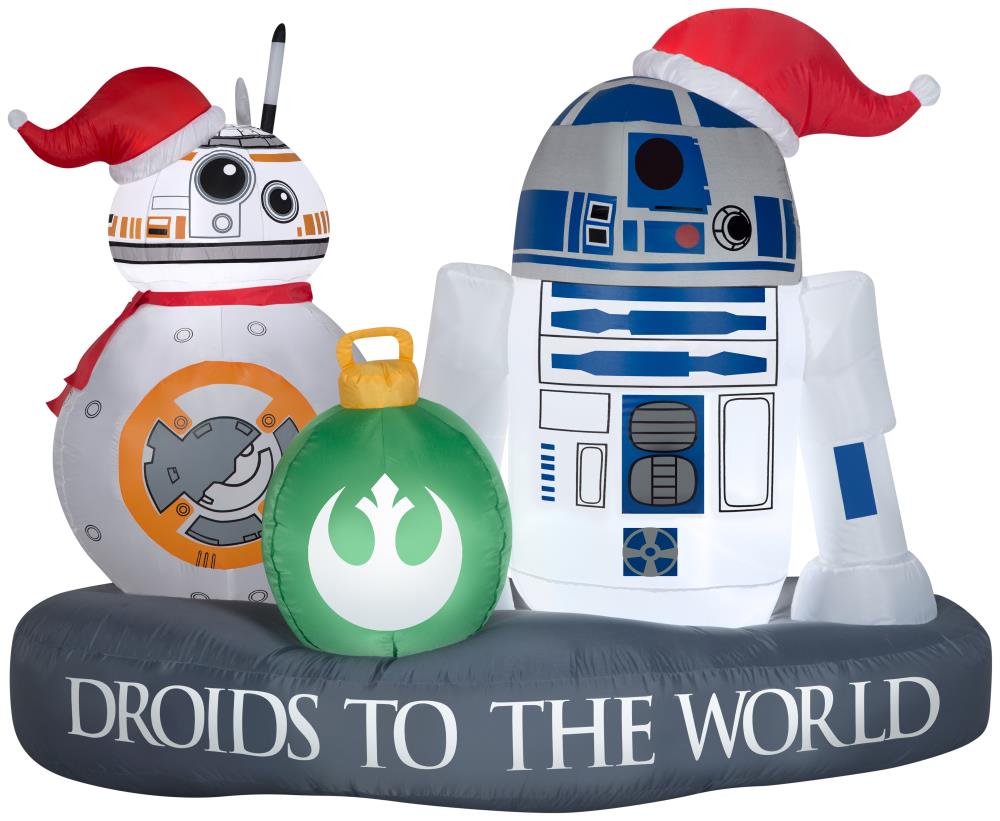 Gemmy Star Wars 4-ft Lighted Droid(S) Christmas Inflatable at Lowes.com