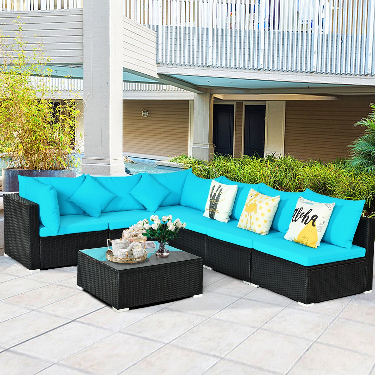 WELLFOR OUG66524BTU+ Patio-Conversation-Sets - View #12