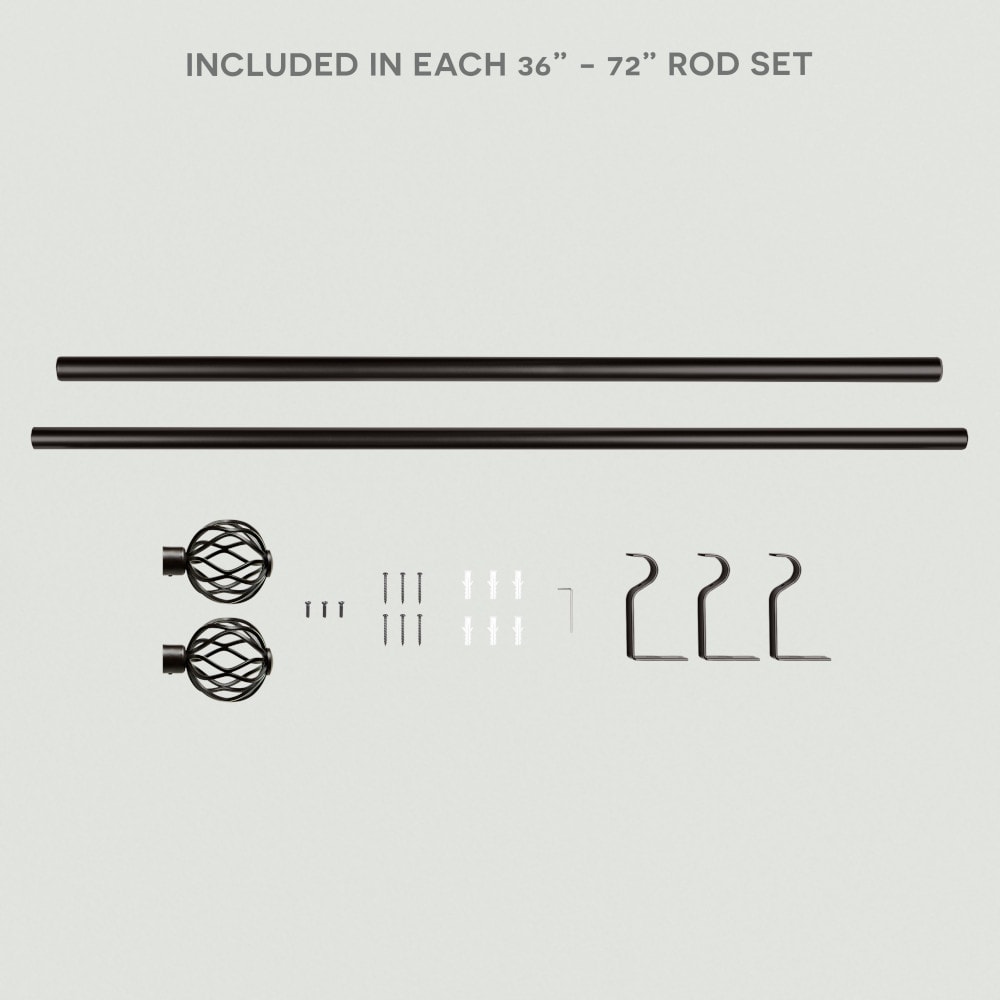 Exclusive Home ER1012-02 3672 Curtain-Rods - View #3