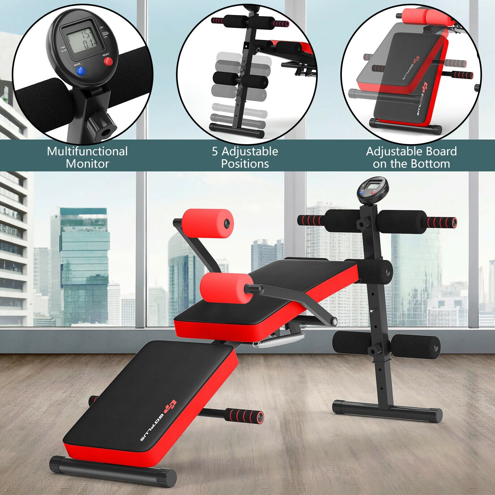 GZMR SPJS-7689-RE Weight-Benches - View #6