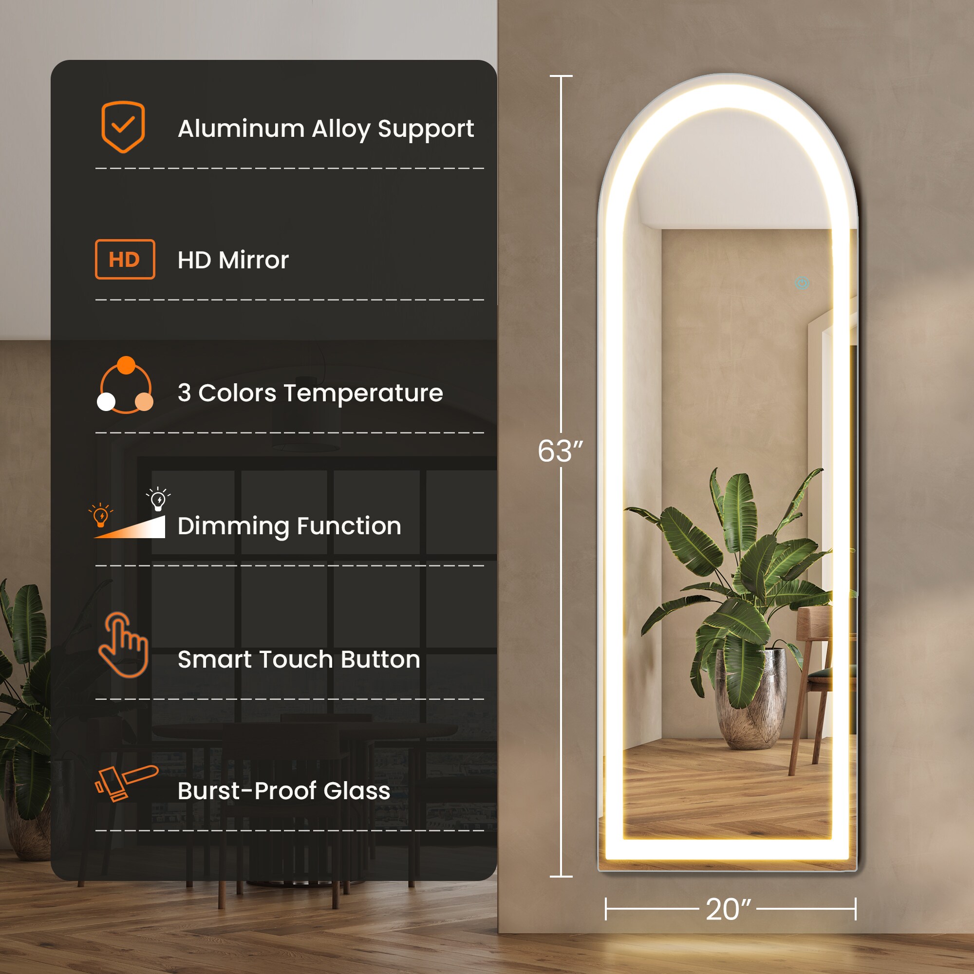 Wooakway FXLS0604-511Z111 Makeup-Mirrors - View #5