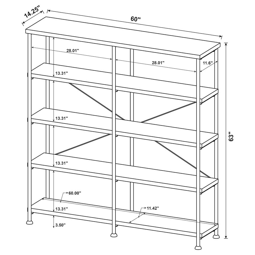 FurniFact BO3325699WHT bookcases - View #7