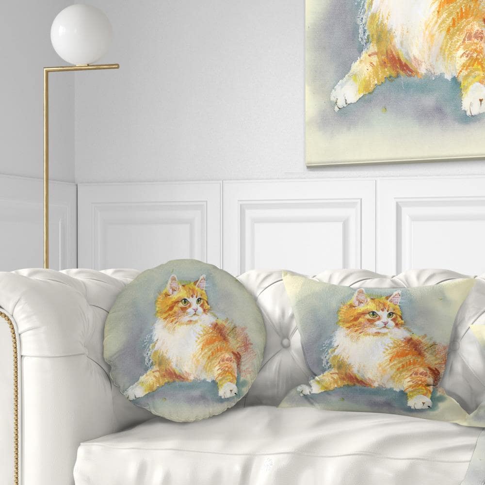 Designart CU13358-12-20 12-in x 20-in Yellow Indoor Decorative Pillow