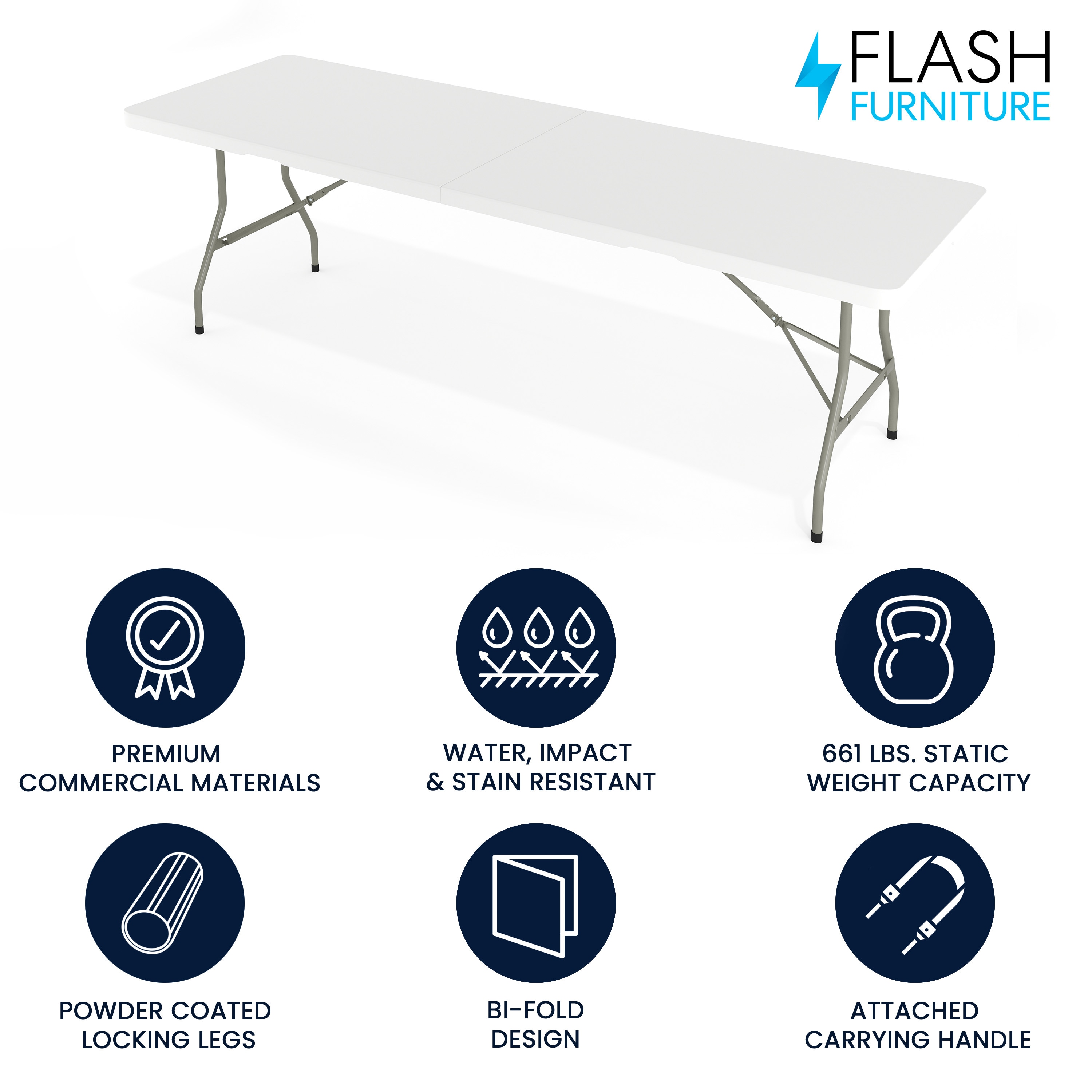 Flash Furniture 847254049887 Folding-Tables - View #2