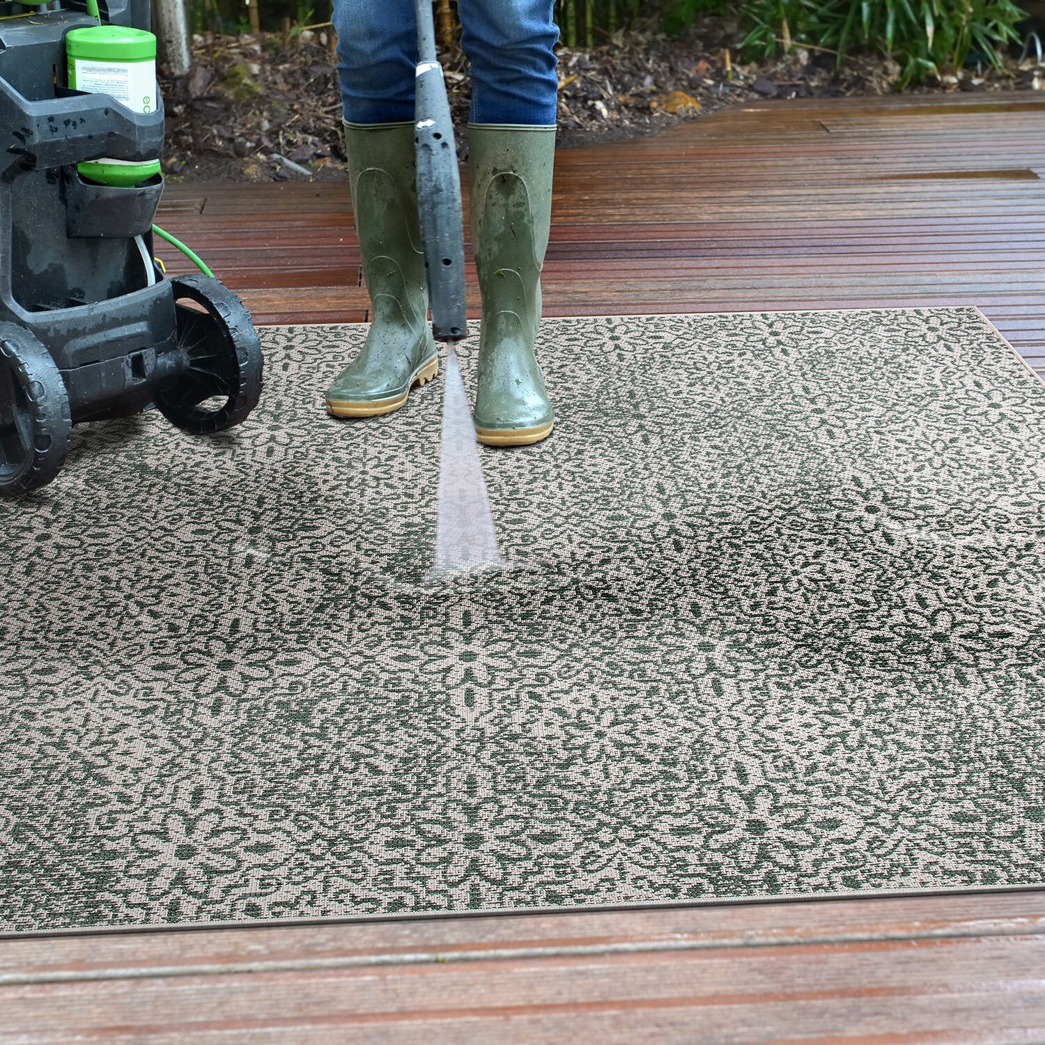 World Rug Gallery 4026GREEN8X10 rugs - View #11