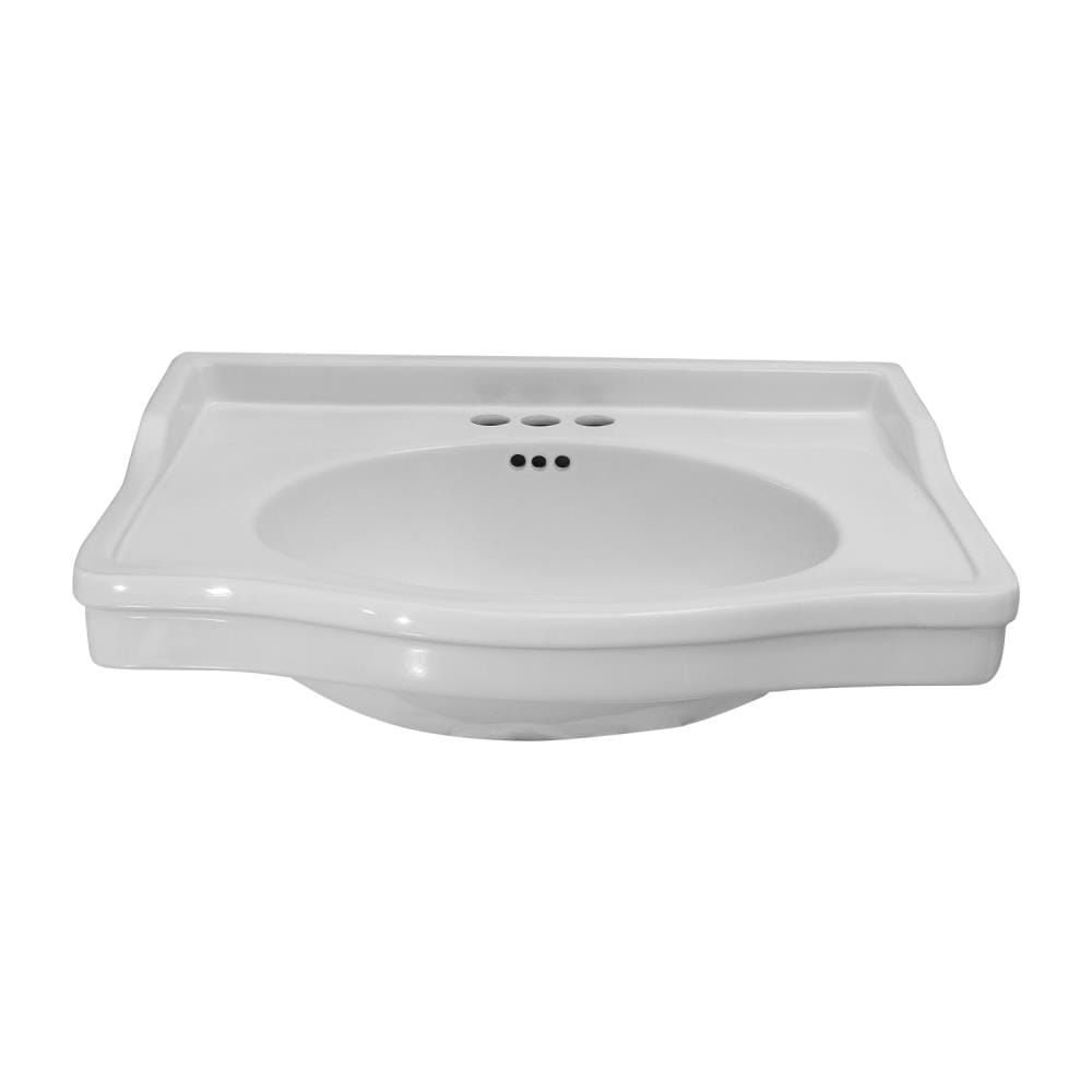 Barclay 3-9124WH Complete-Pedestal-Lavatories - View #2