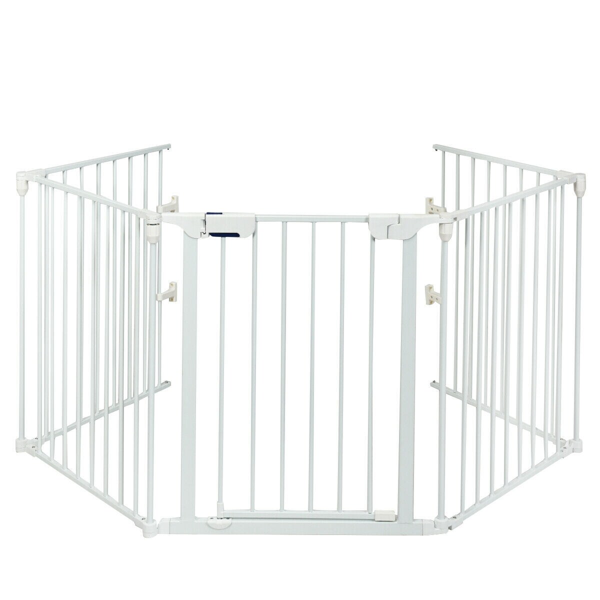 LIVIZA OUG70513WH 29-Inches x 115-Inches White Steel Indoor/Outdoor Playpen