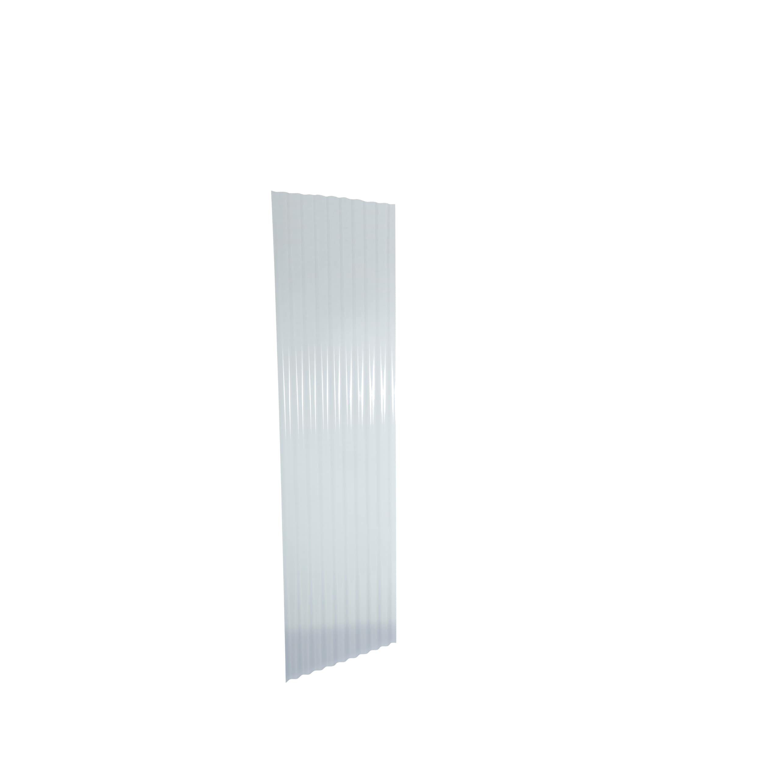 AmeriLux International PVC Lite 2.16-ft X 8-ft Corrugated Clear PVC ...