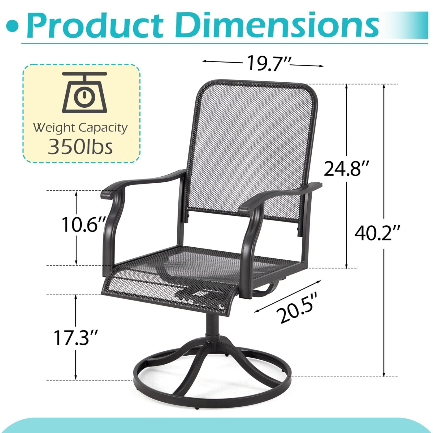 AECOJOY 16201GY-LS01 Patio-Chairs - View #2