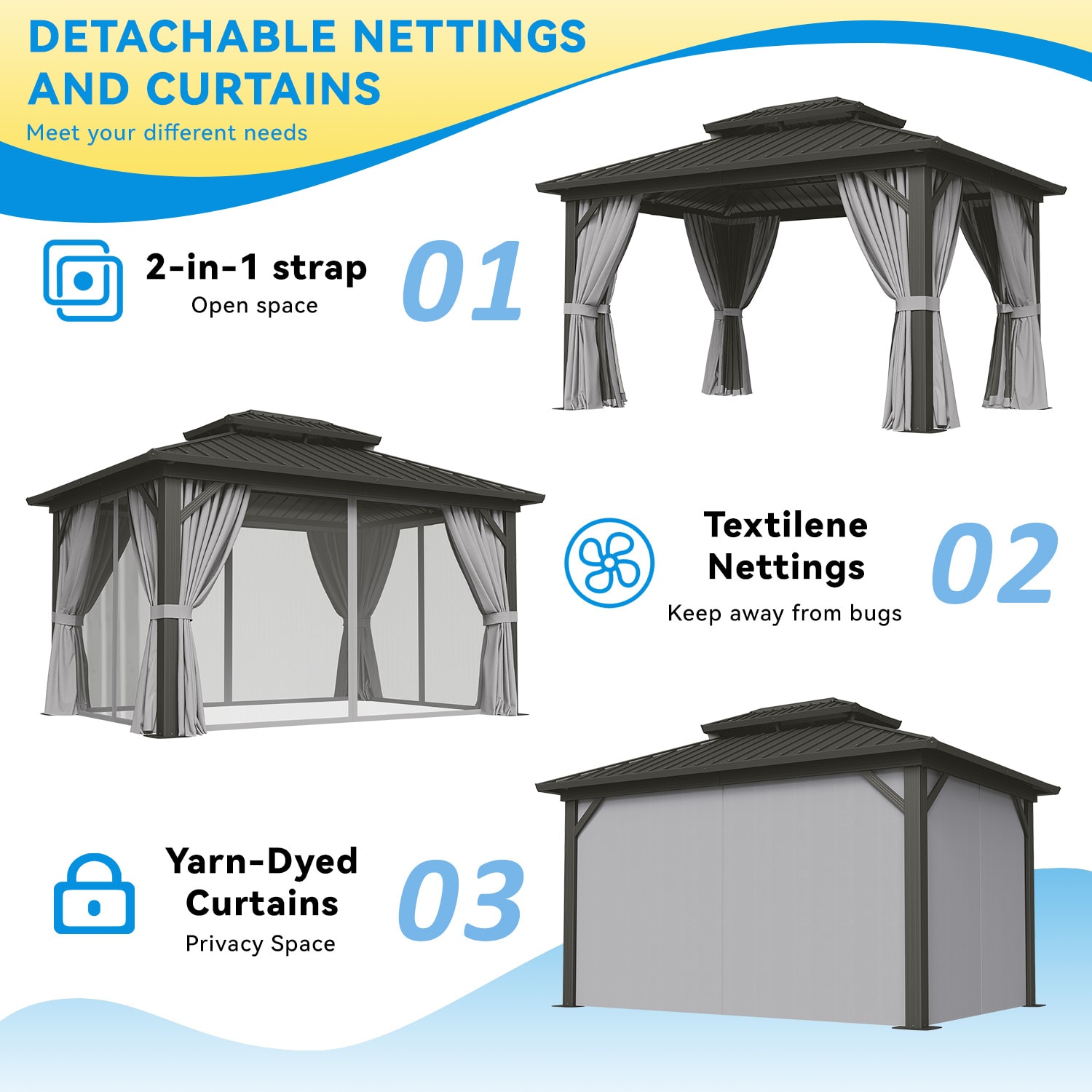 Bapipro BPIG03G54 Wood-Resin-Gazebos - View #5
