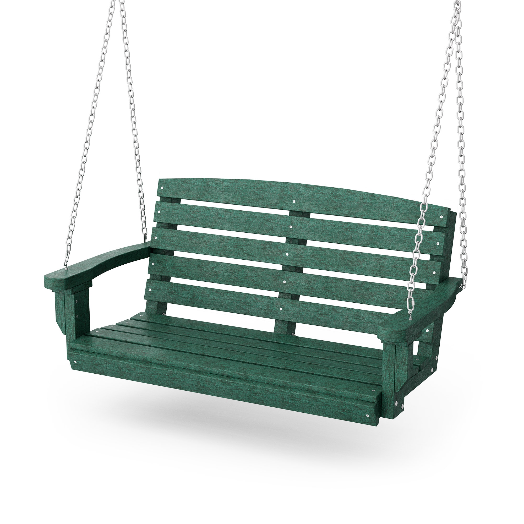 Wildridge LCC-202-TG Classic 2 -person Turf Green Plastic Outdoor Swing