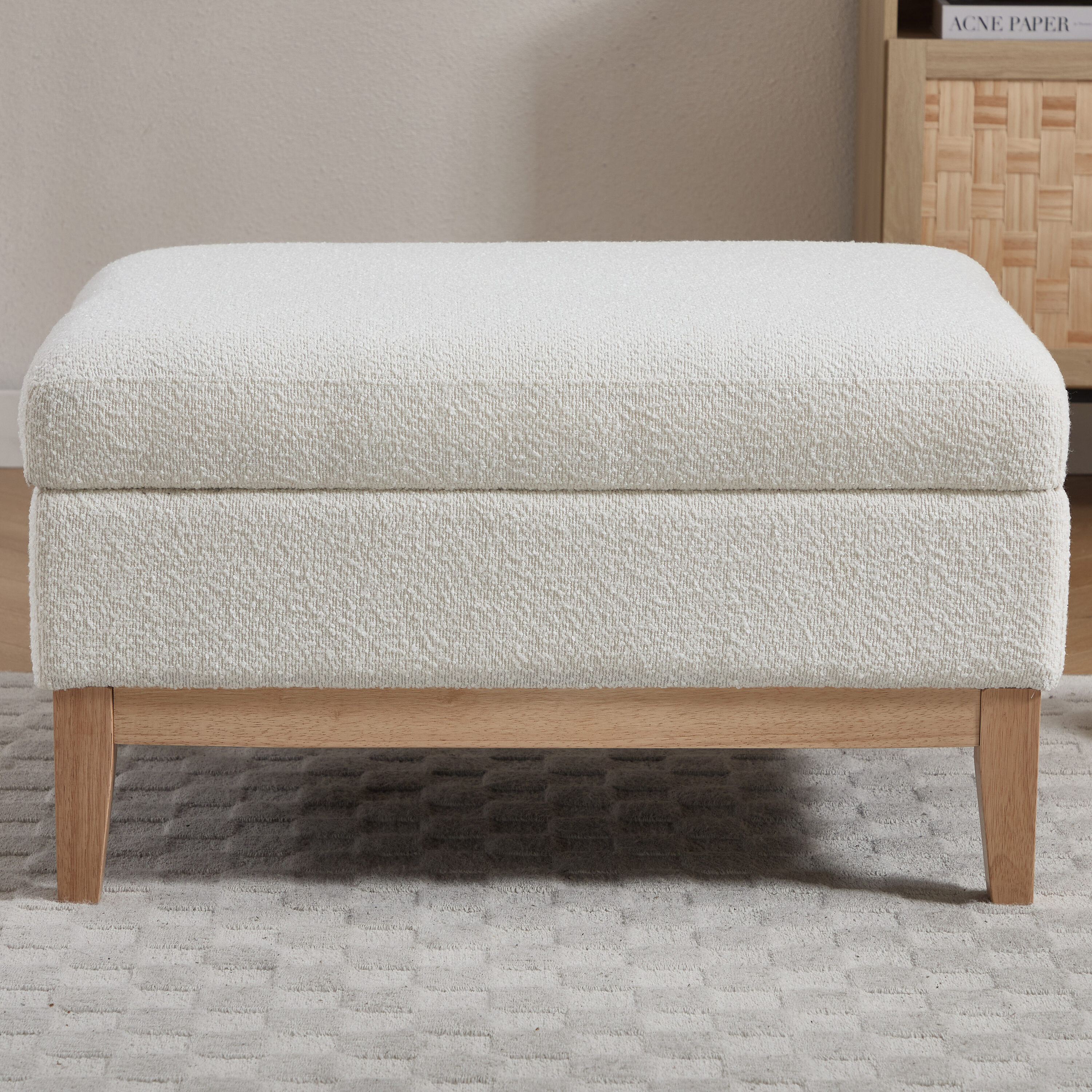 Hrinhom HC-S4119-IVORY Indoor-Ottomans - View #6