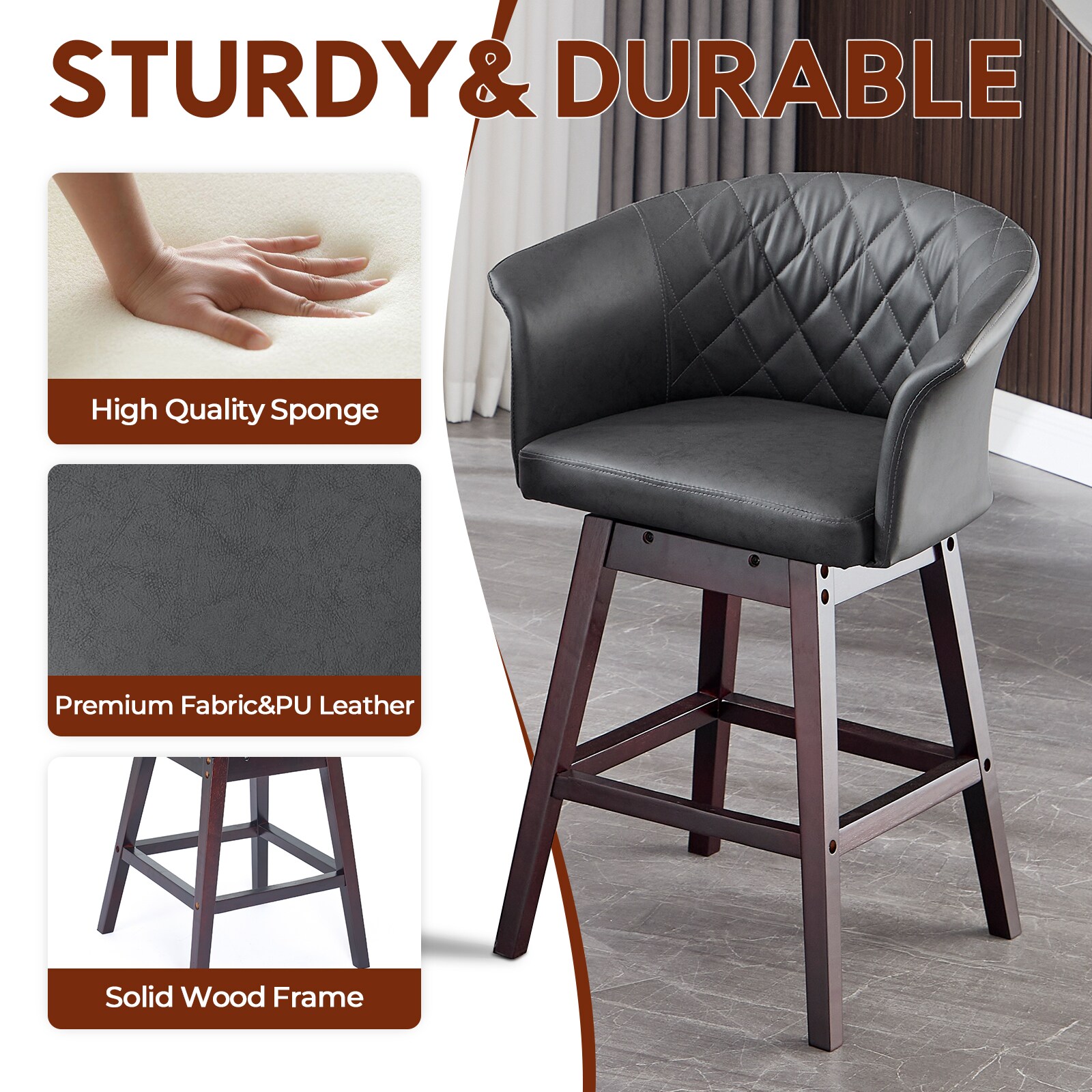 LOVMOR SF-L-2117-BG stools - View #2