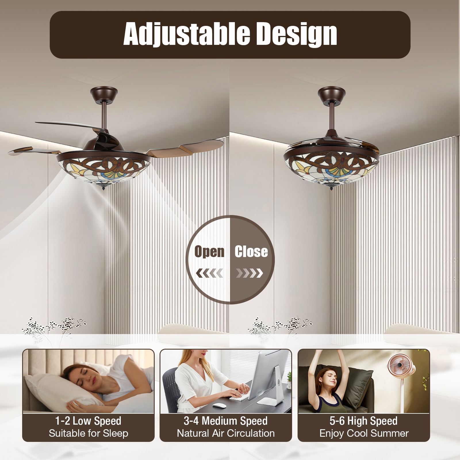 Oukaning HG-HCX7016-871US Ceiling-Fans - View #4