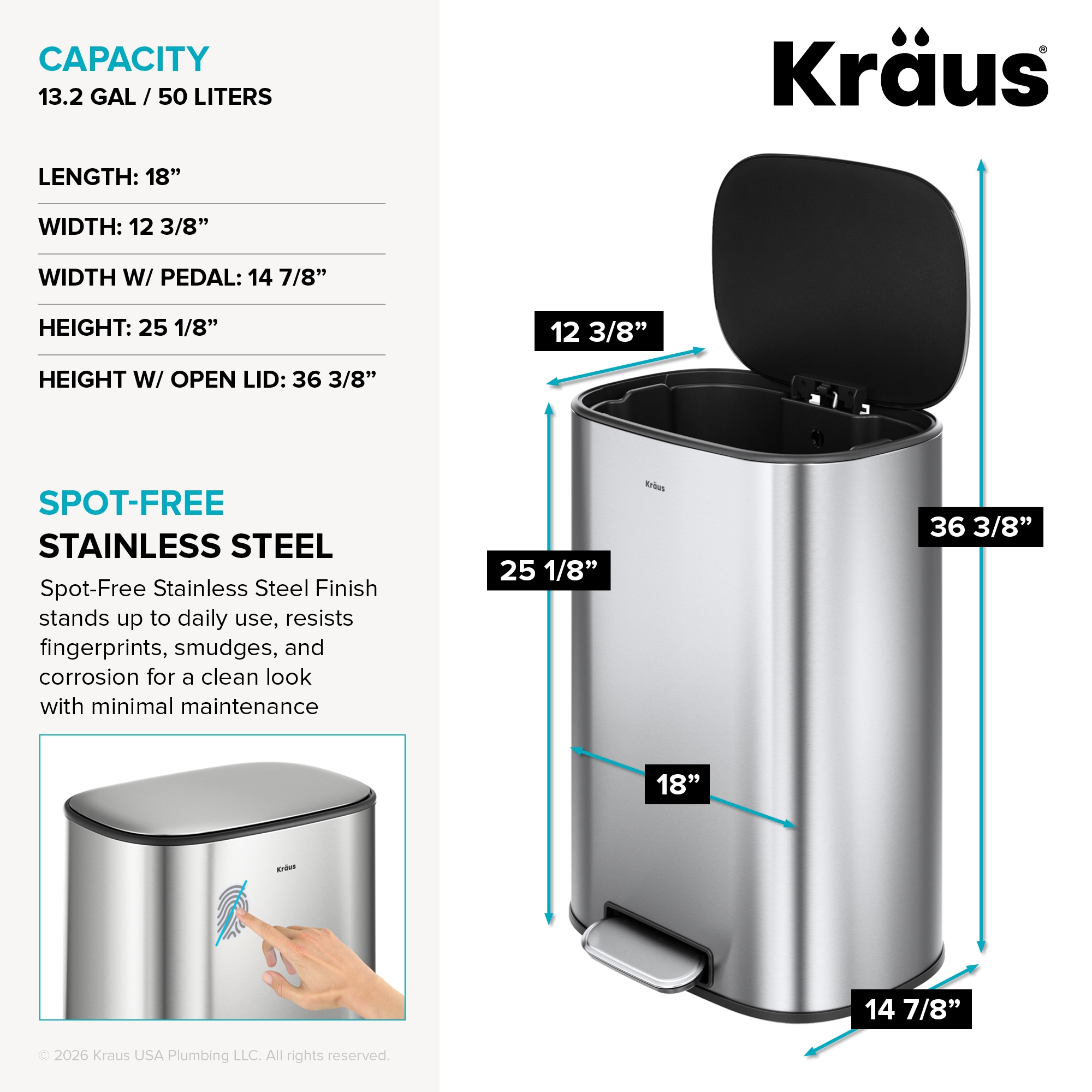 Kraus KTCP-100SFS m031725 - View #3