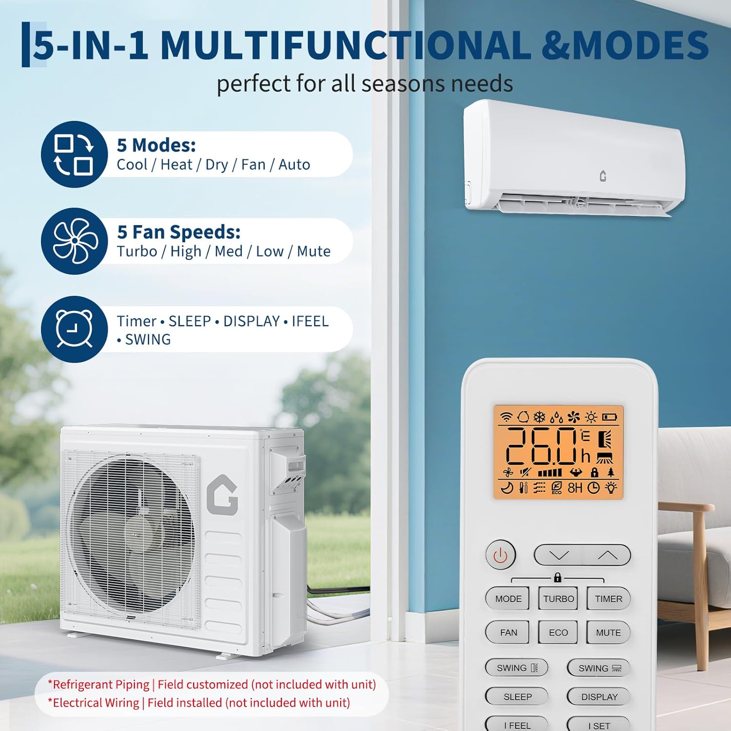 Qeetex DKT-W6F0530 Ductless-Mini-Splits - View #9
