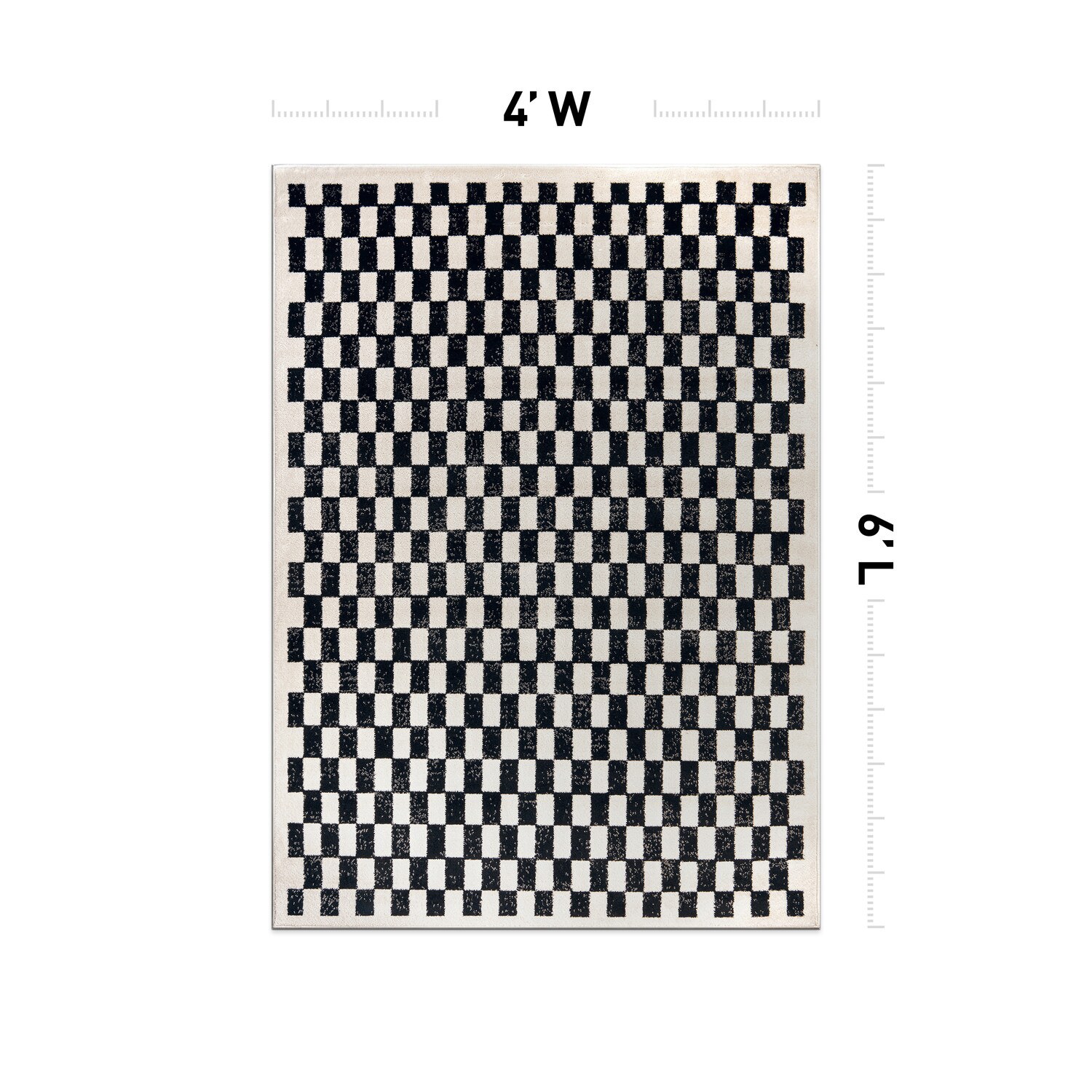 World Rug Gallery WR102BLACK4X6 rugs - View #3