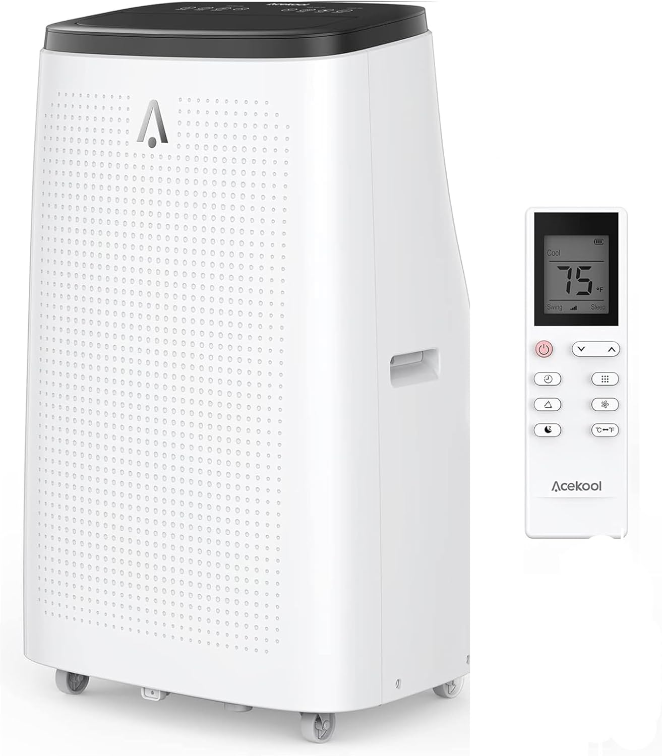 Qeetex BBJ-PHO0UIH4QBM 14000 BTU Portable Air Conditioner 4 in 1 Cooling Fan Dehumidifier with Remote Control