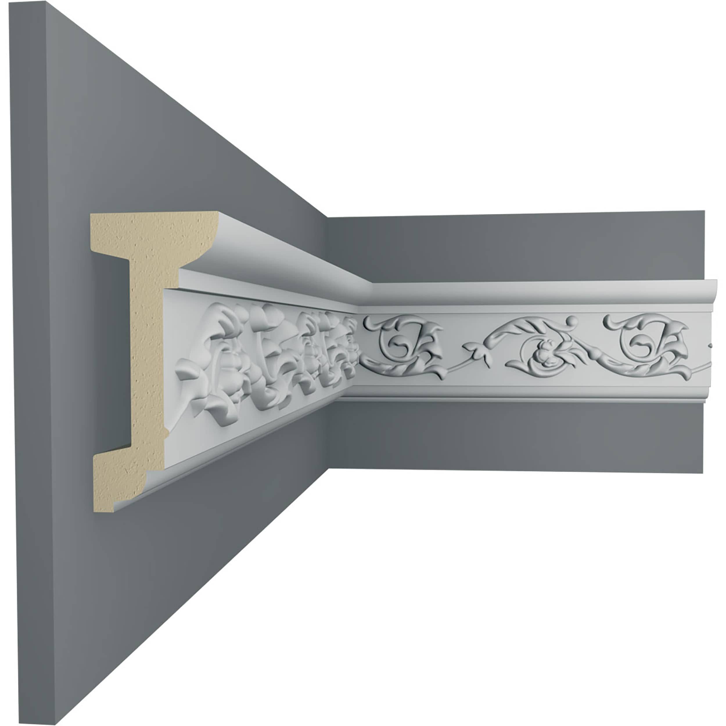 Ekena Millwork CHA03X00VE-CASE-8 Chair-Rail-Moulding - View #5