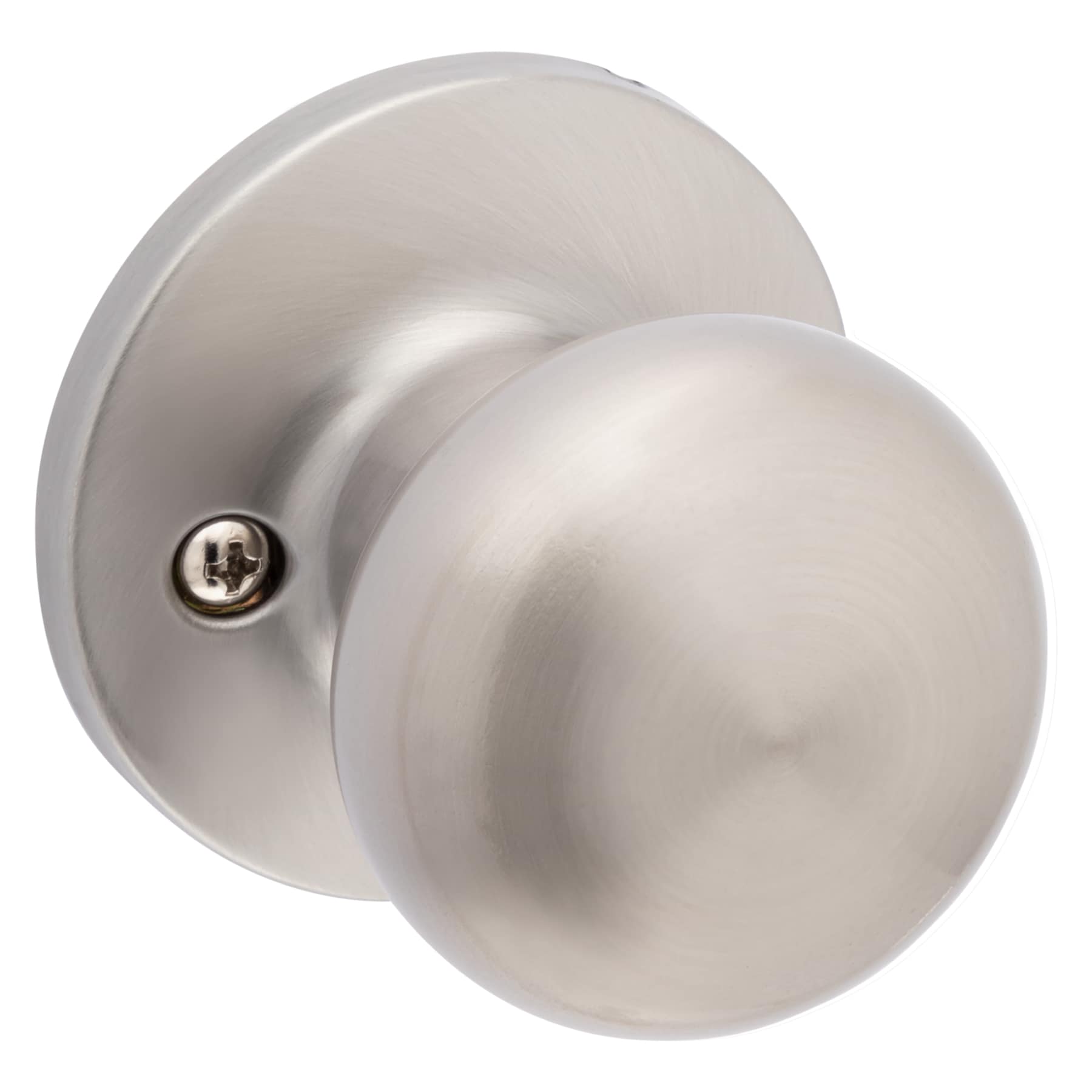 RELIABILT Olivia Satin Nickel Interior Bed/Bath Privacy Door Handle