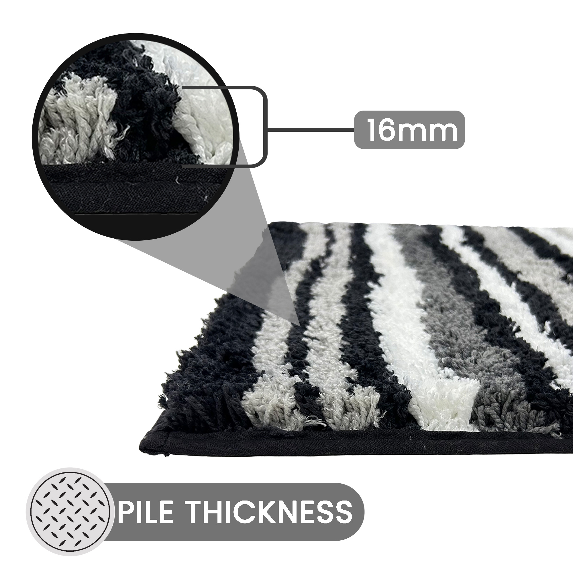 Better Trends BAGR1724GRP Bath-Rugs - View #3