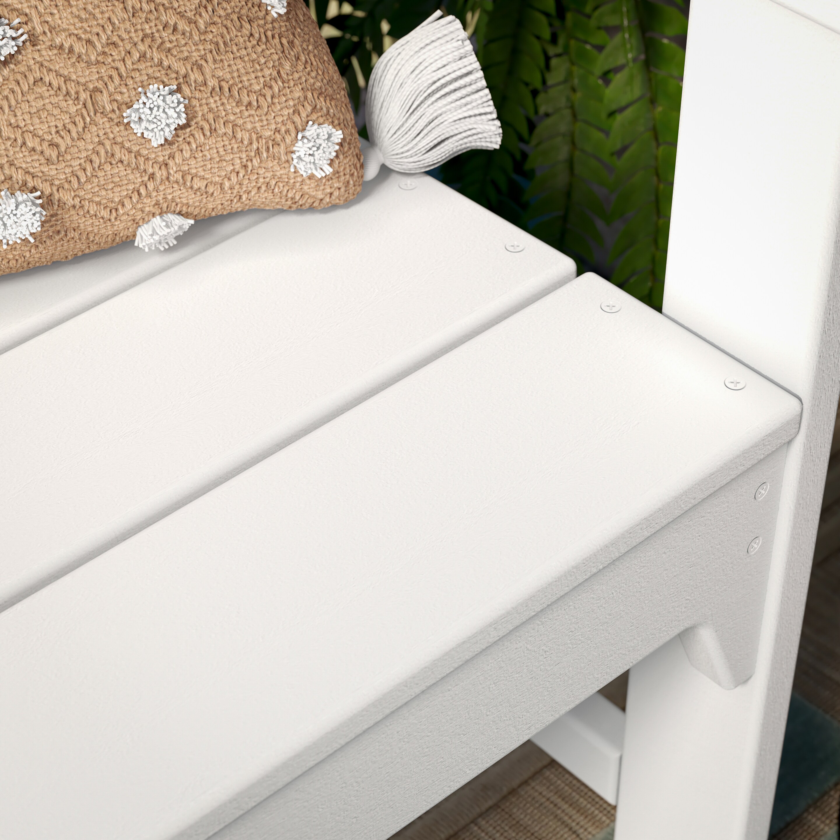 allen + roth by POLYWOOD ARBN48WH benches - View #3