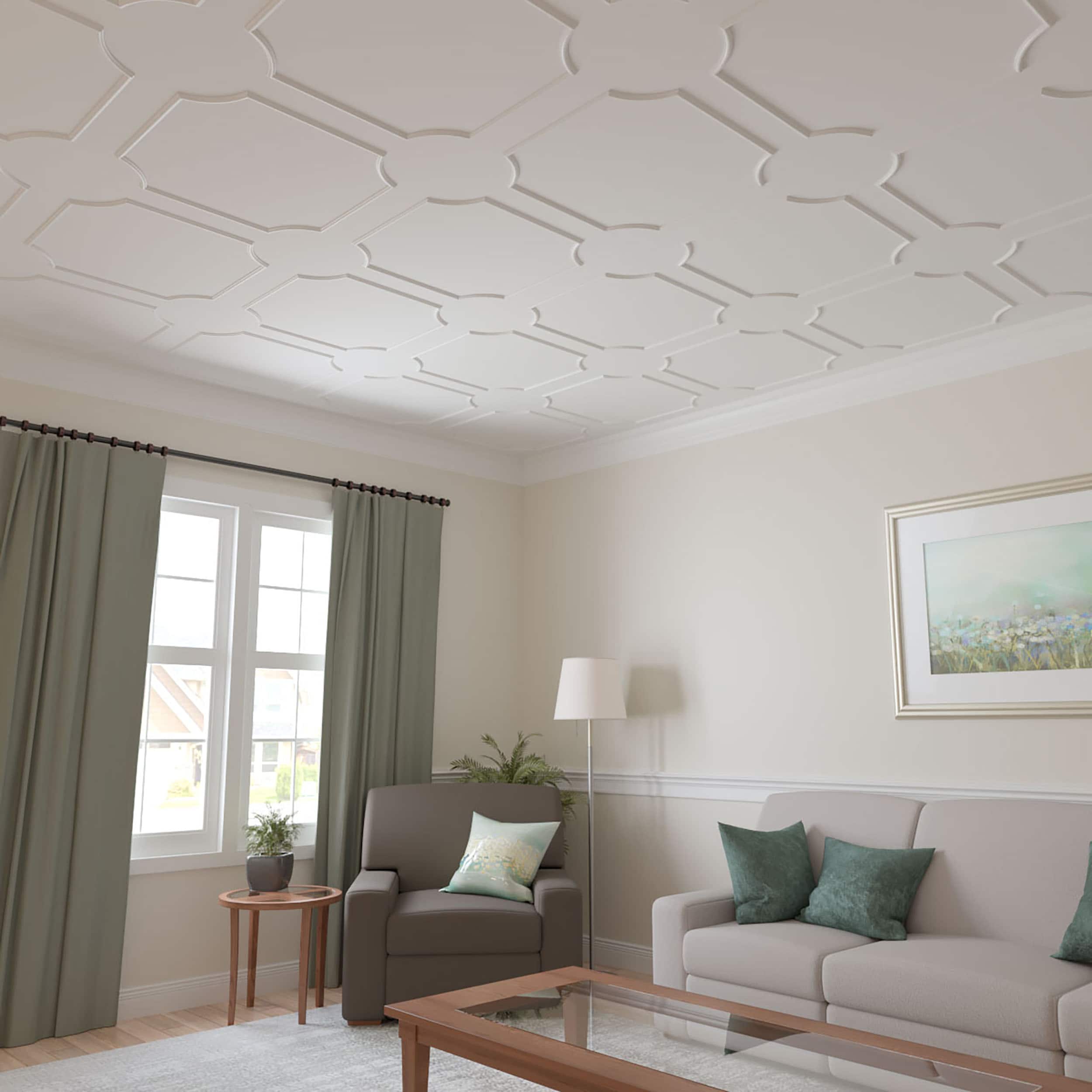 94" White Urethane Traditional Panel Moulding