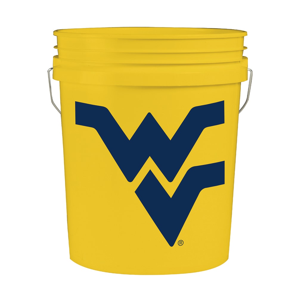 WinCraft Sports 1716624 West Virginia Mountaineers West Virginia Mountainers 5 Gallon(s) BPA-Free Plastic General bucket