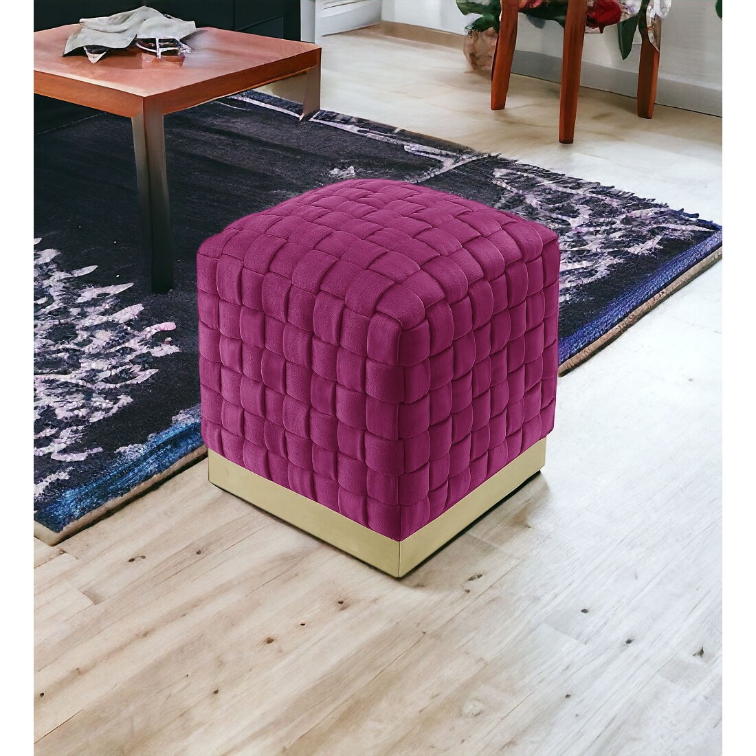 HomeRoots 4000487736 Indoor-Ottomans - View #2