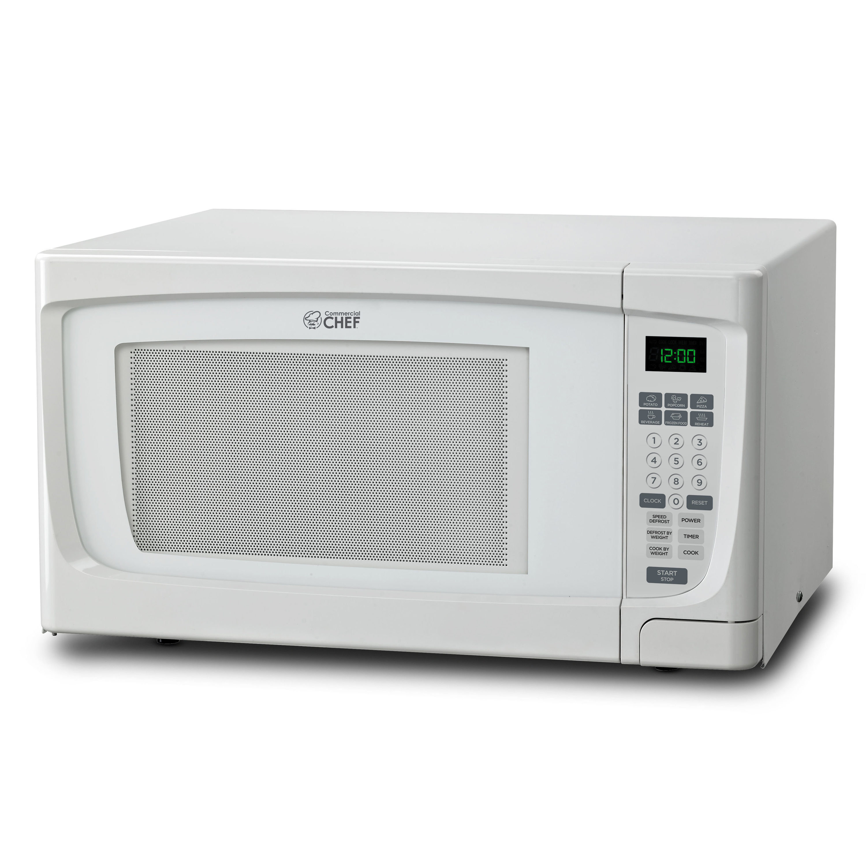 Commercial Chef CHM16100W6C 1.6-cu ft Large (Greater than 1.5-cu ft) 1000 -Watt Countertop Microwave ( White )