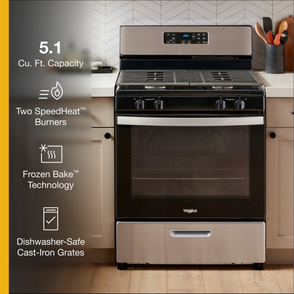 Whirlpool WFG320M0MB Freestanding-Gas-Ranges - View #4