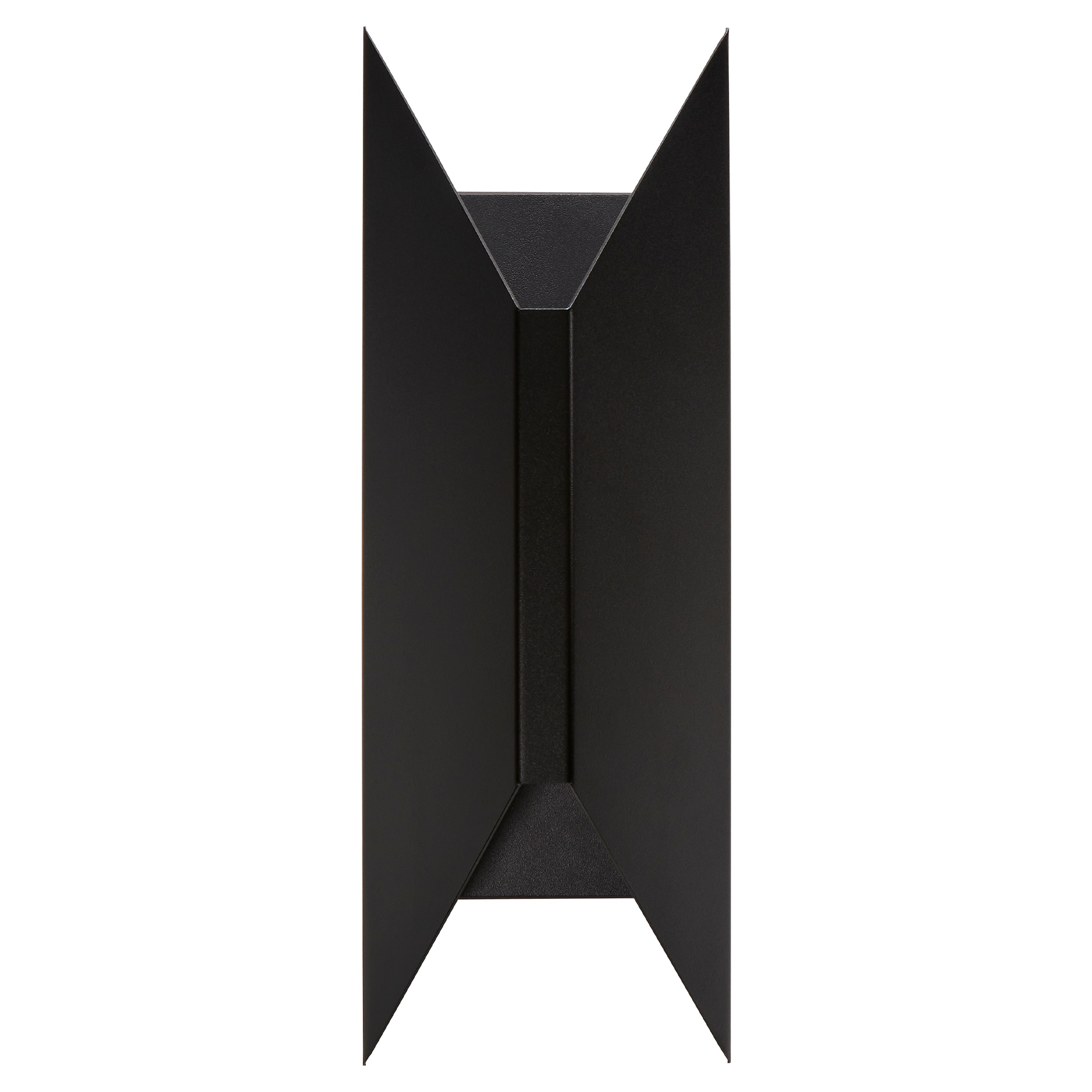 Black Matte LED Outdoor Wall Sconce with Tunable White Light