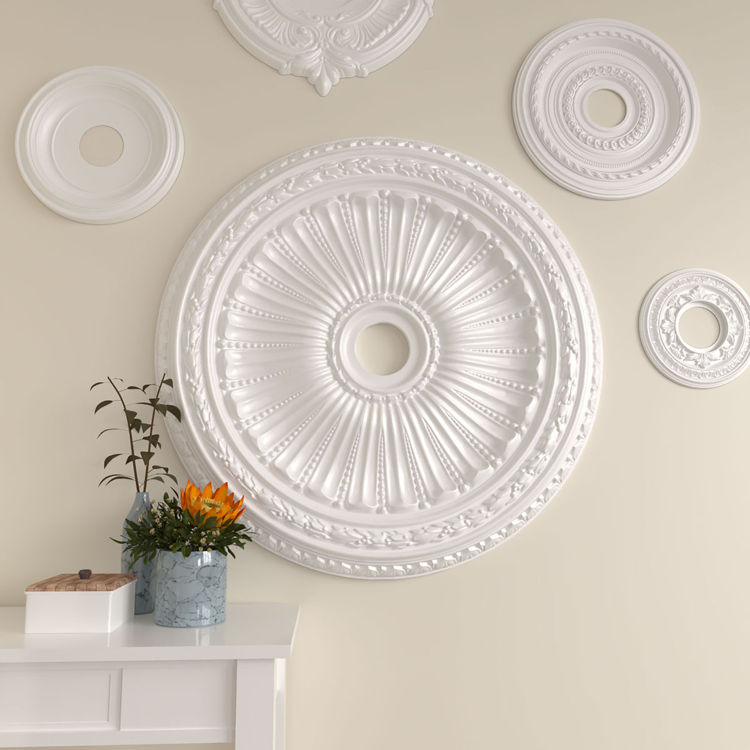 Ekena Millwork CM35VI Ceiling-Medallions - View #6