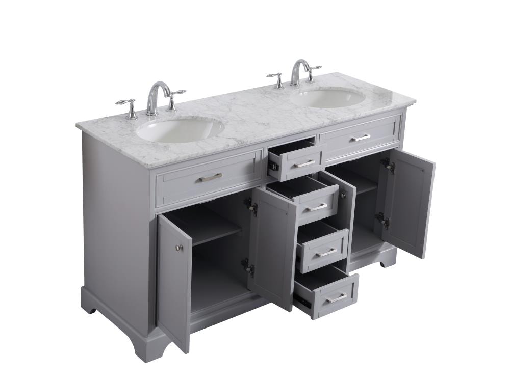 Elegant Decor FI45060DGR Bath-Vanity-Combo - View #7