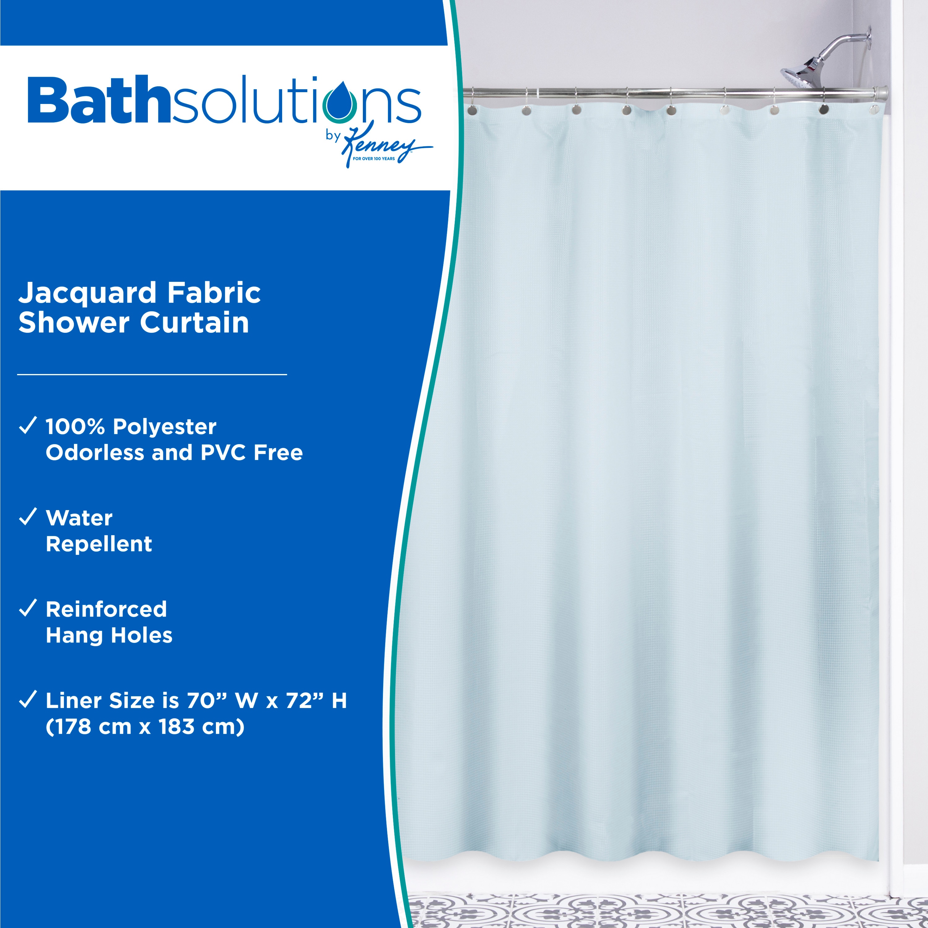Kenney KN61307PS Shower-Curtains-Liners - View #2