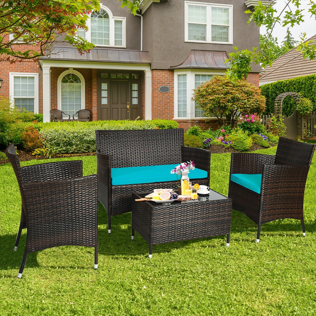 WELLFOR CTU-TW13-4 Patio-Conversation-Sets - View #4
