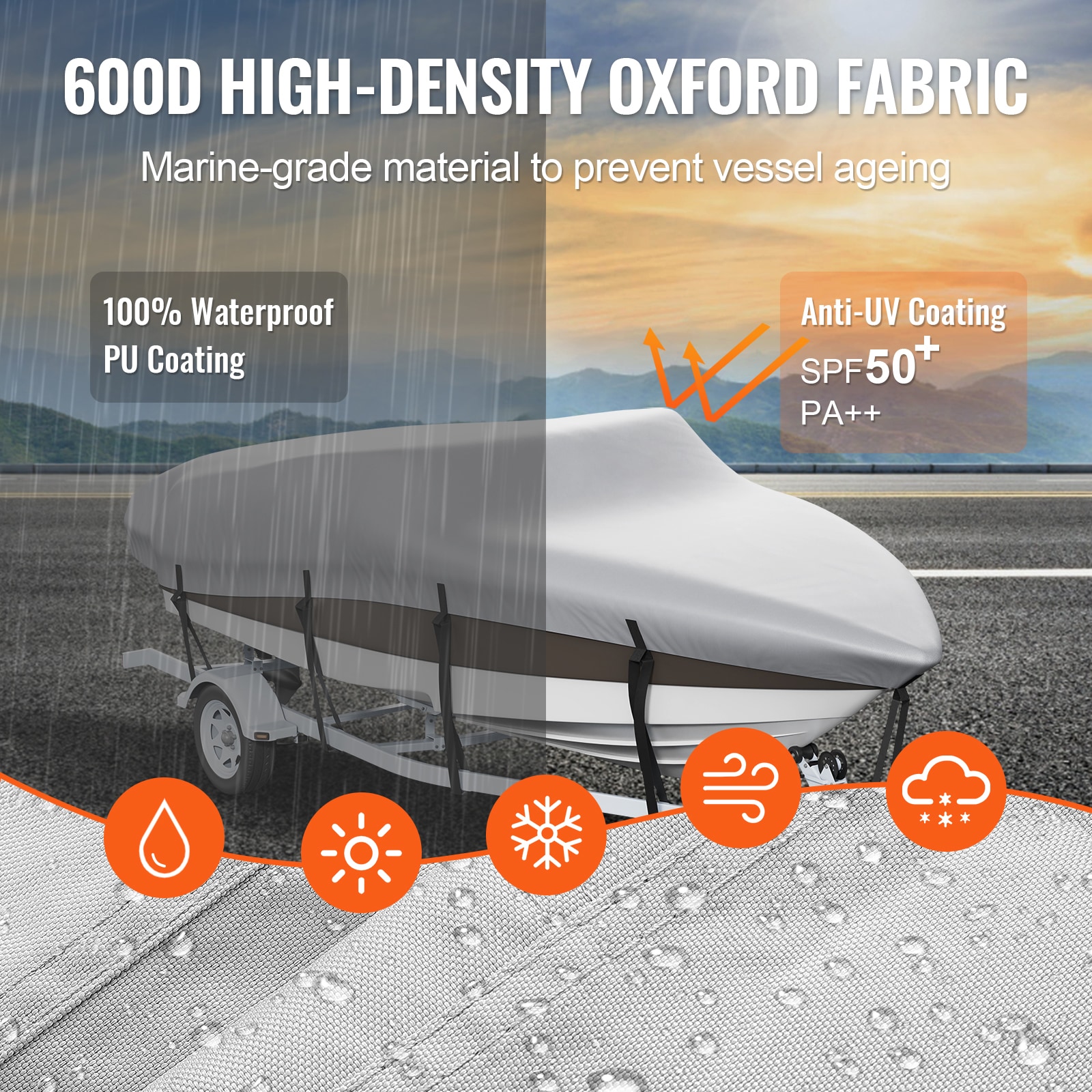 VEVOR TYCZ600D1618F6PXLV0 Boat-Covers - View #5