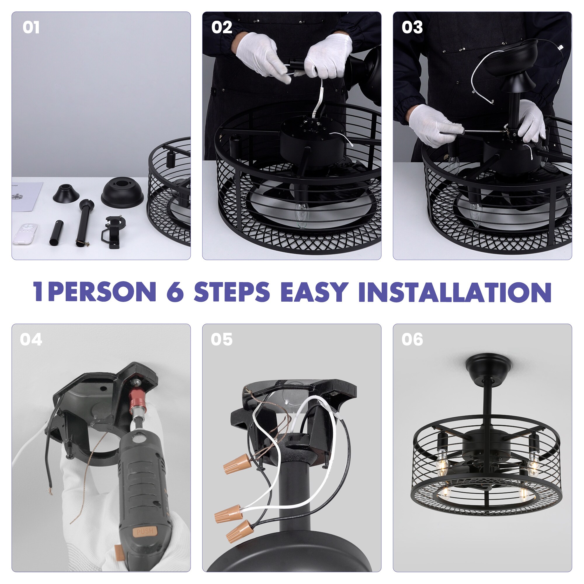 Antoine DCLW074 Ceiling-Fans - View #4