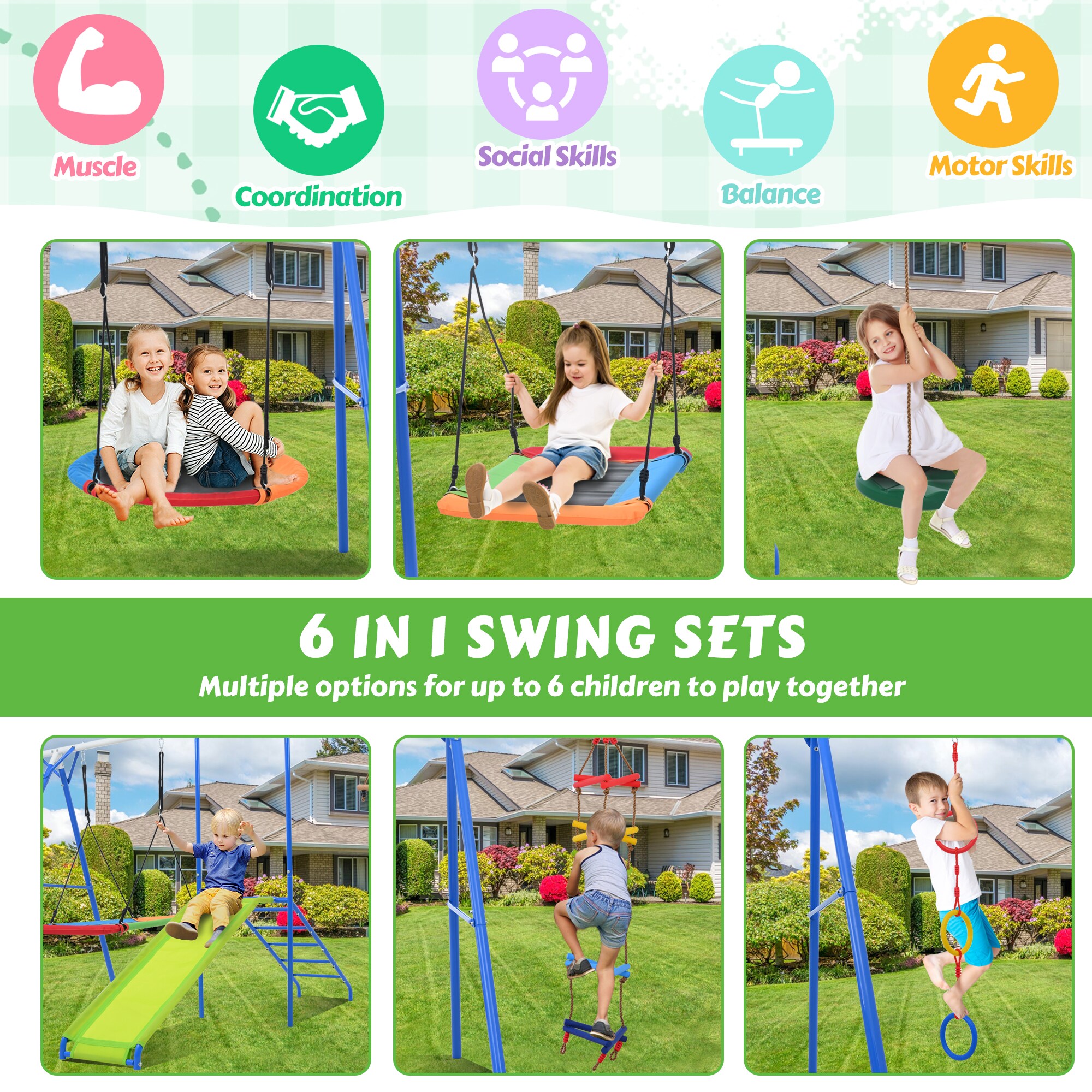 Runesay SS-10 Playset-Swings - View #4