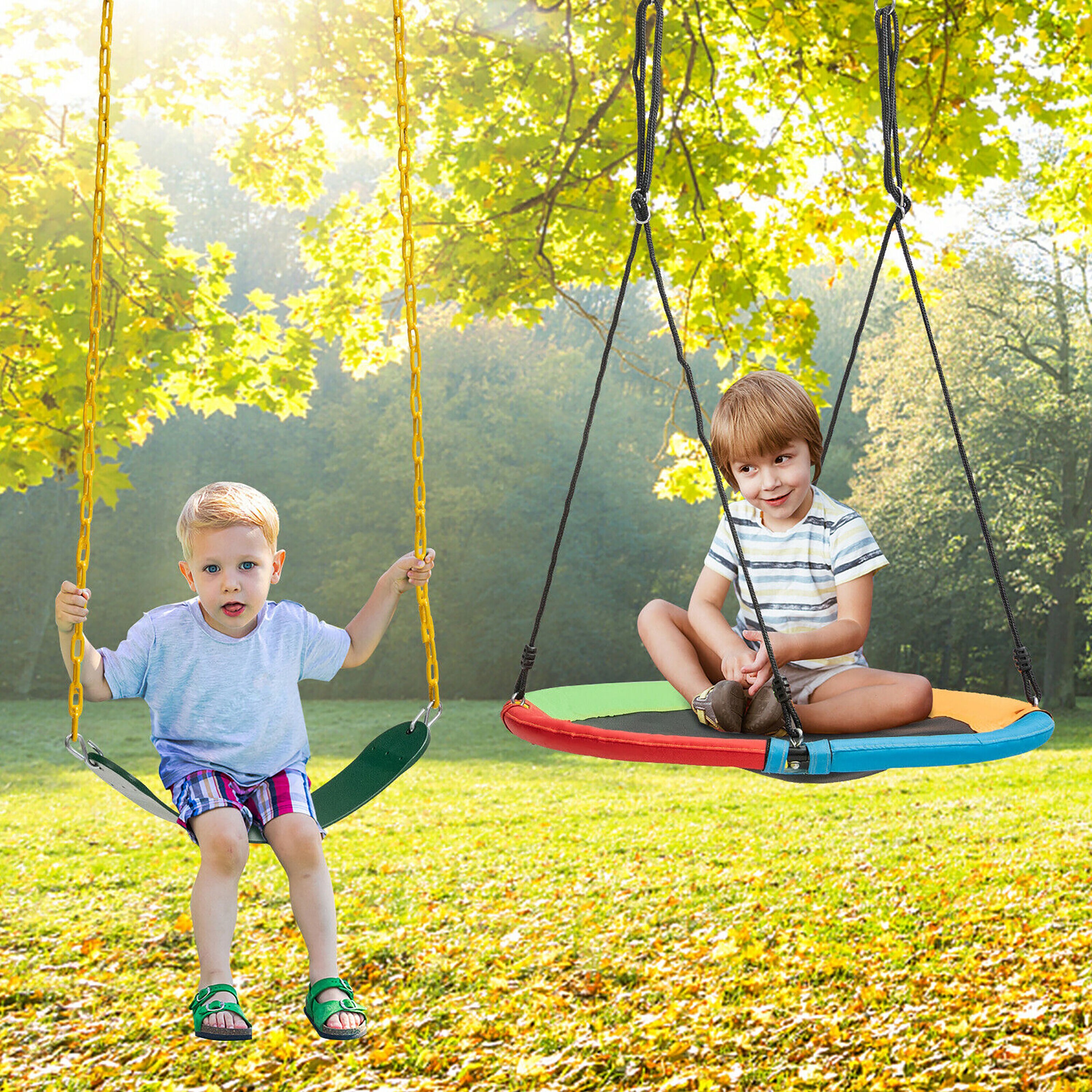 Costway NP10525-A Playset-Swings - View #9