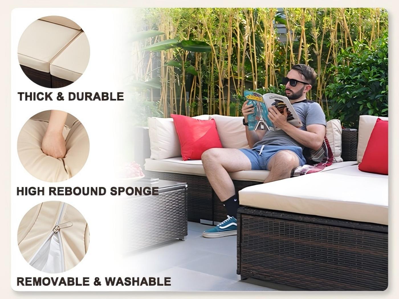 LTMATE LSHY301-DBBG Patio-Conversation-Sets - View #8