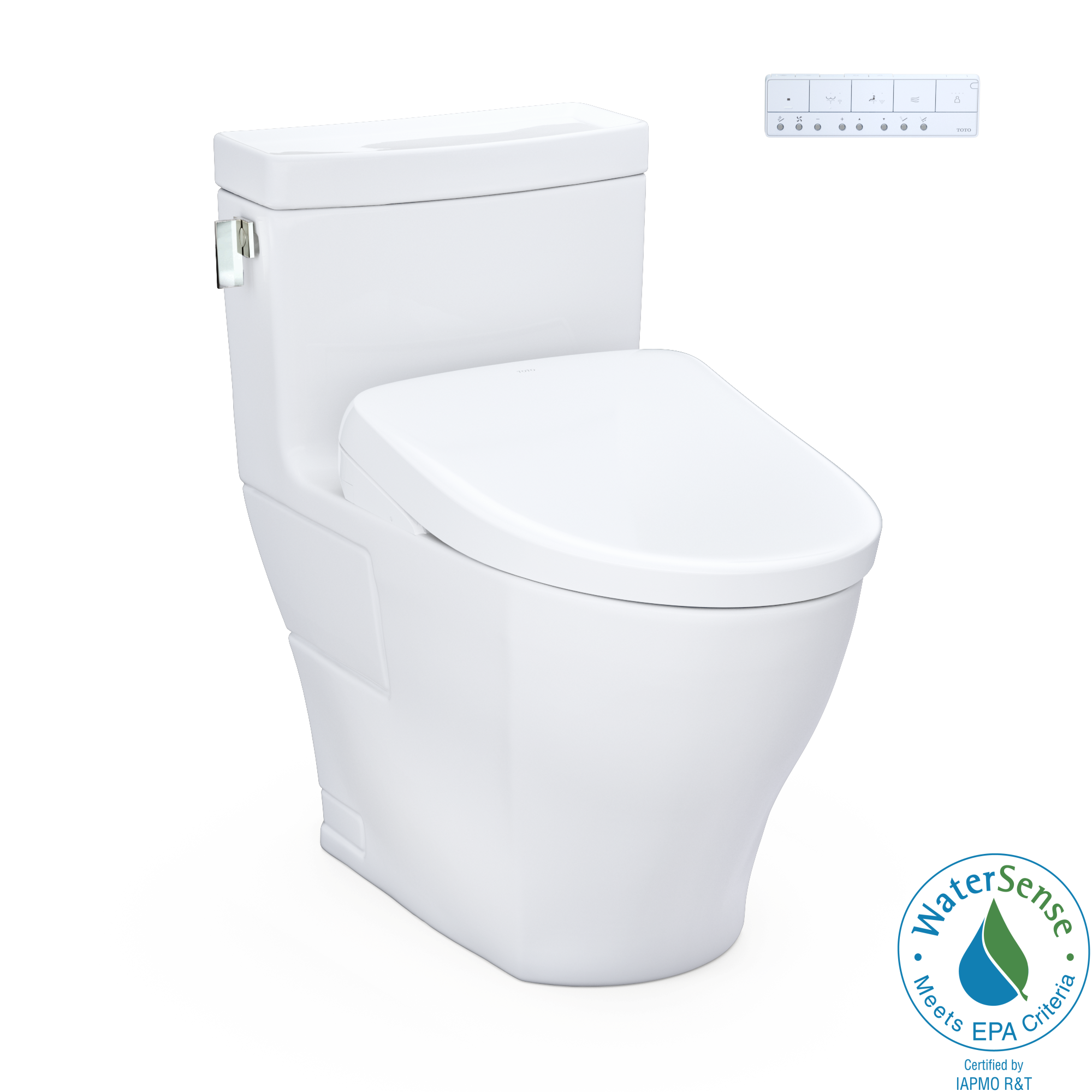 TOTO Elongated WASHLET S7, EWATER+, PREMIST, Heated Seat, Night