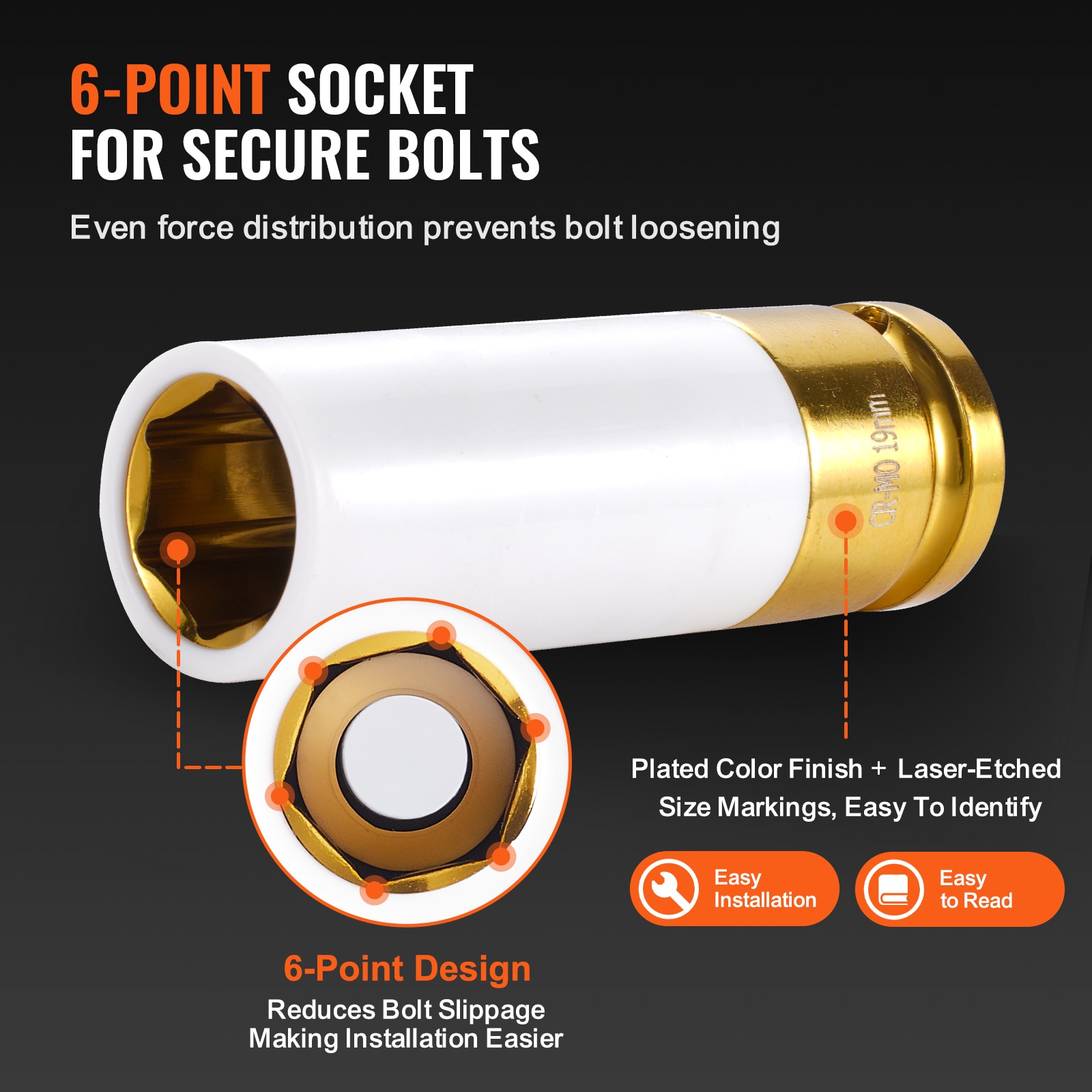 VEVOR SCZLMTTTELM106225V0 Impact-Socket-Sets - View #4