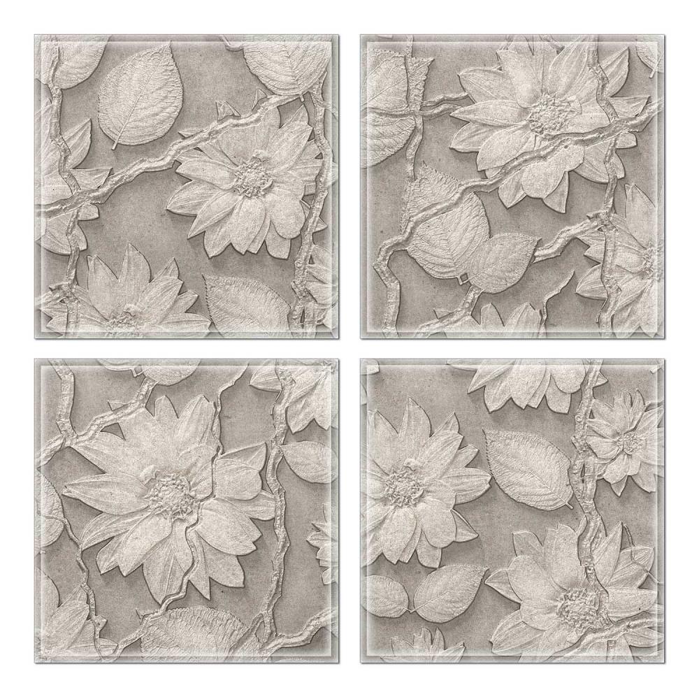 Instant Mosaic 5730103 Upscale Designs 32-Pack Multicolor 6-in x 6-in Glossy Glass Random Wall Tile
