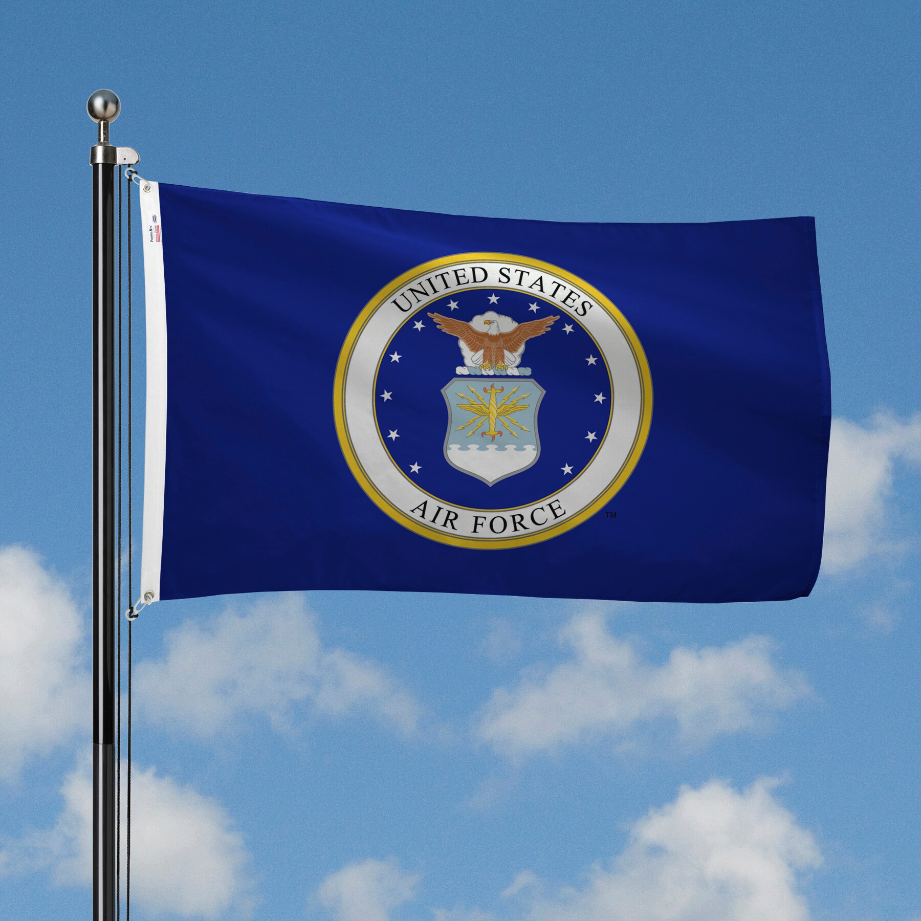 Valley Forge Flag 5.23-ft W x 2.92-ft H Military Air Force Flag USAF3-L ...