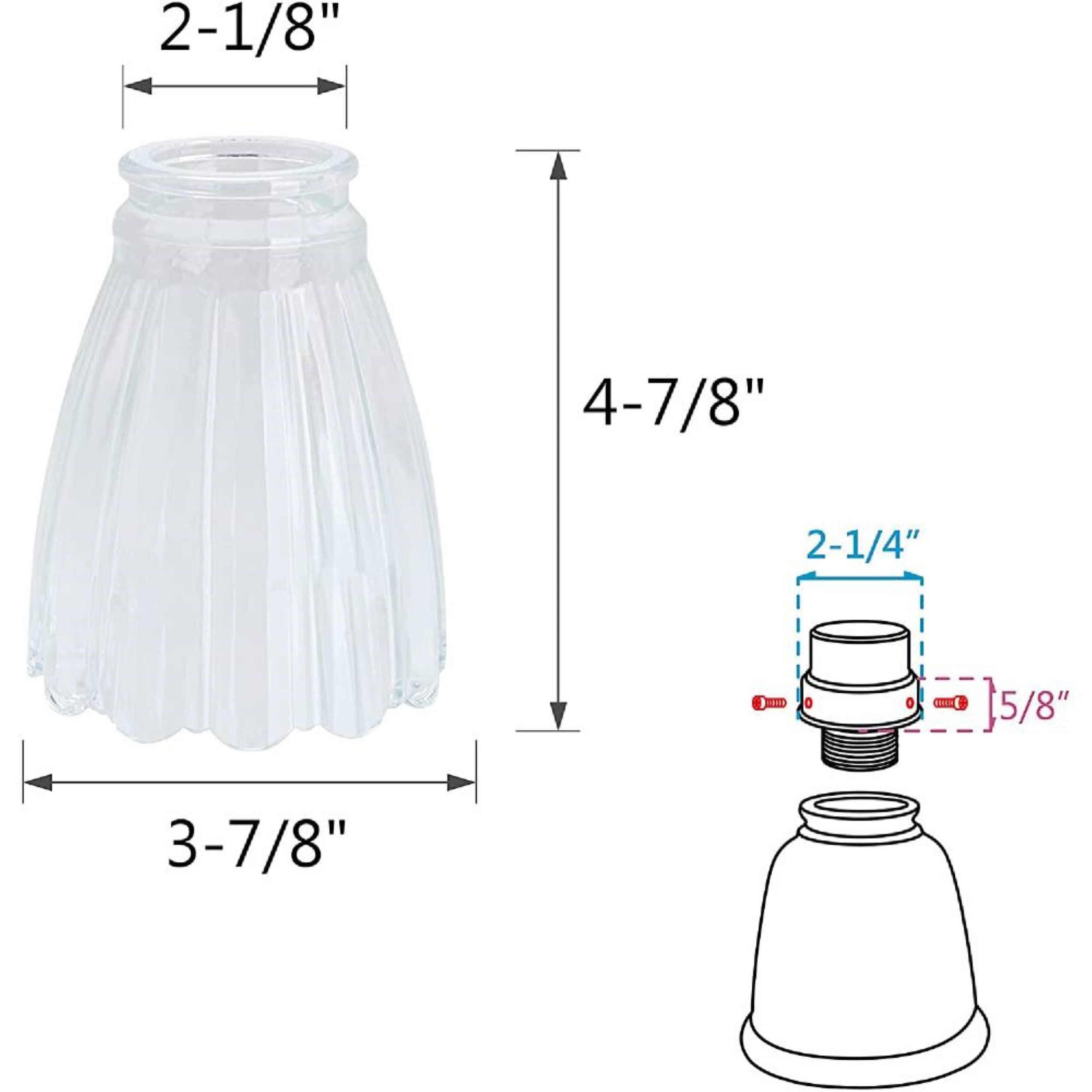 Aspen Creative Corporation 23056-4 Light-Shades - View #3